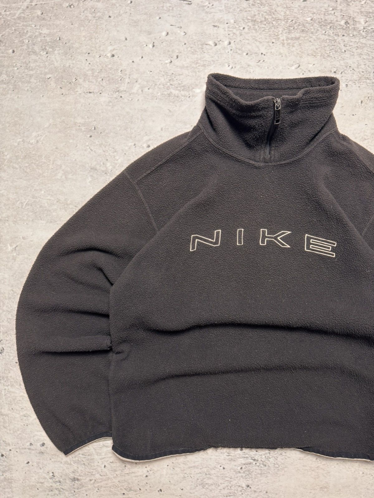 Nike × Vintage NIKE VINTAGE CENTER LOGO OVERSIZE BOXY 1/3 ZIP HOODIE Size US S / EU 44-46 / 1 - 2 Thumbnail