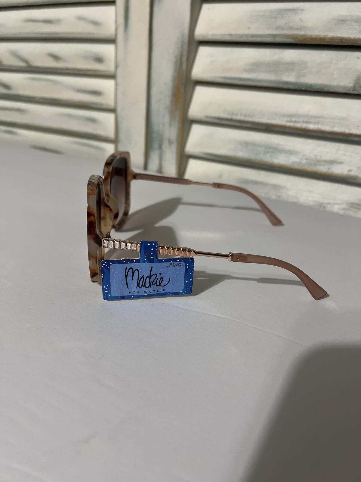Other Bob Mackie Oversized Square Tortoiseshell Sunglasses Size ONE SIZE - 5 Thumbnail