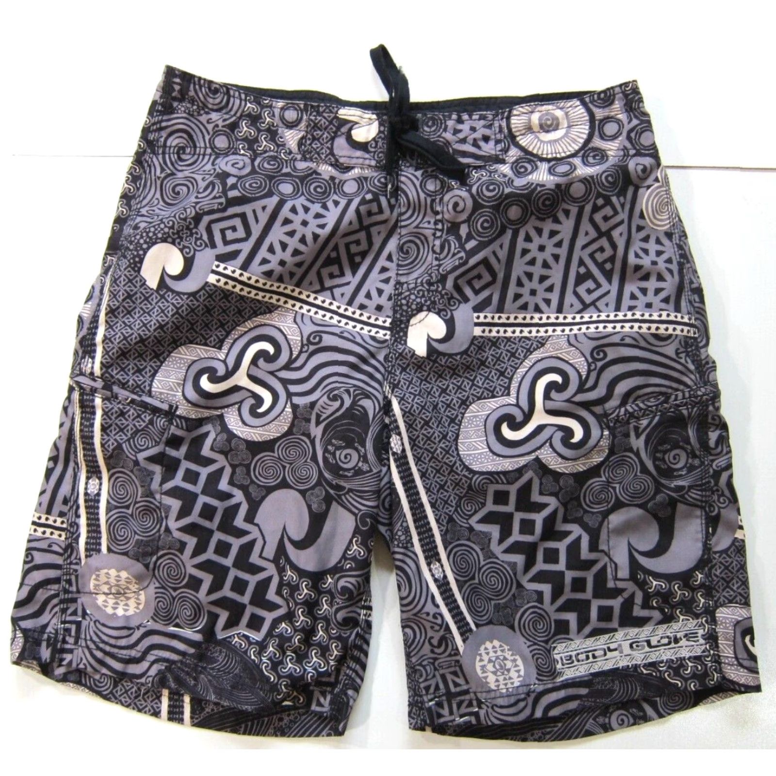 Body Glove Body Glove Black Grey Geometric Swim Beach Surf Cargo Board Short Men 34 Size US 34 / EU 50 - 8 Thumbnail