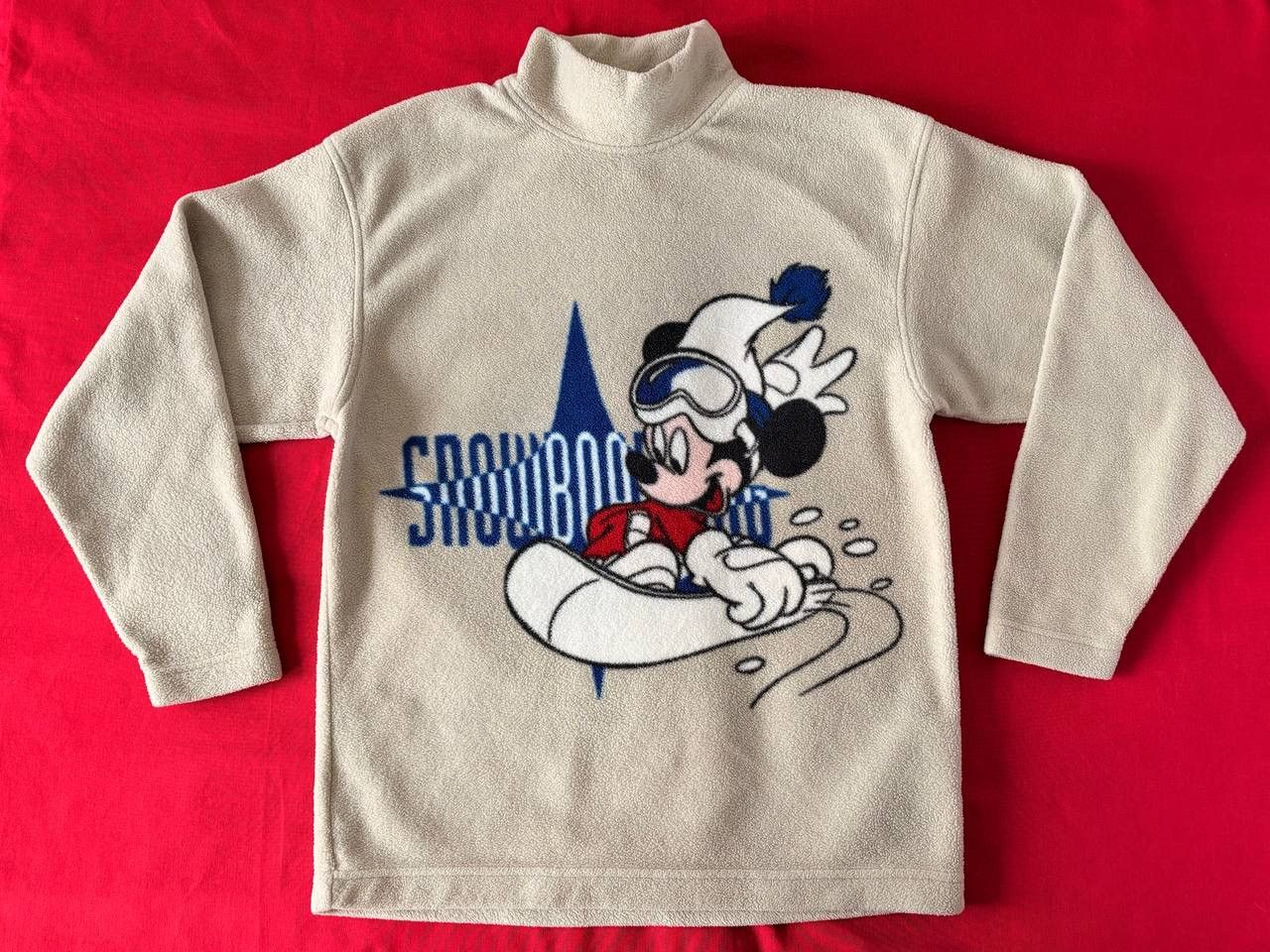Disney Disney Mickey Fleece Pullover S Y2K Sport Vintage Size US S / EU 44-46 / 1 - 3 Thumbnail