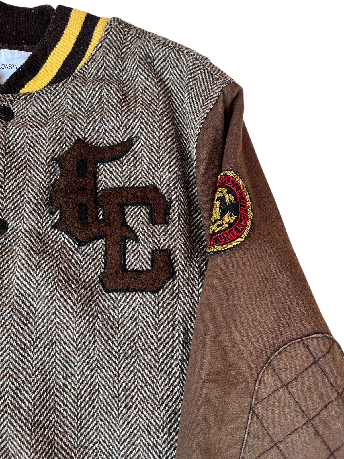 Crooks & Castles × Vintage Vtg Crooks & Castles Varsity Wool Jacket Size US XL / EU 56 / 4 - 5 Thumbnail