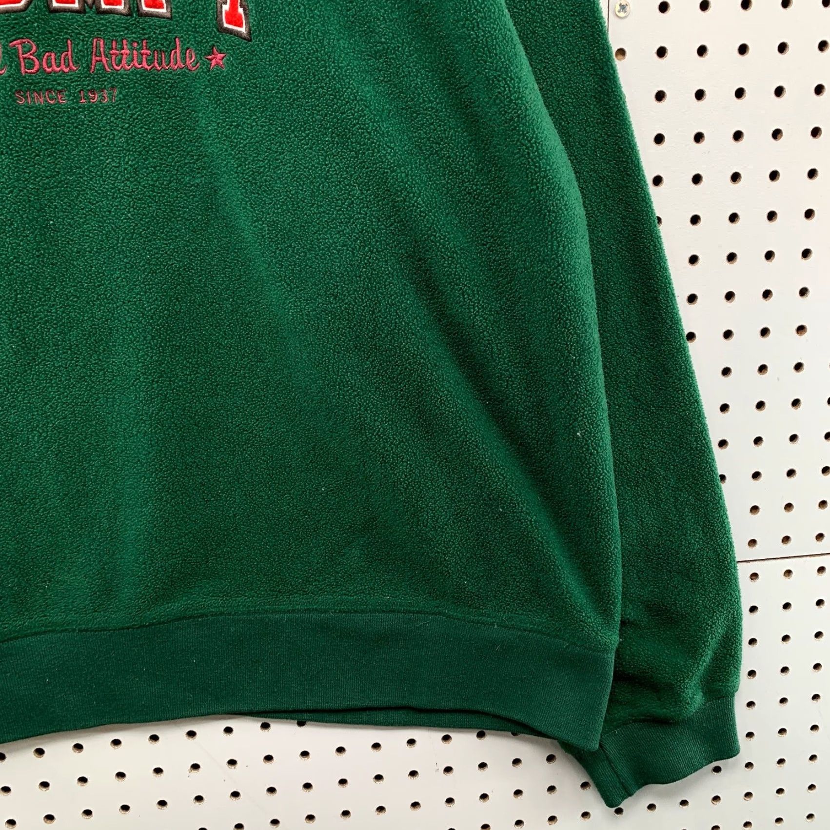 Disney VINTAGE Disney Grumpy Sweatshirt Mens 2XL Green Real Bad Attitude Fleece Size US XXL / EU 58 / 5 - 6 Thumbnail