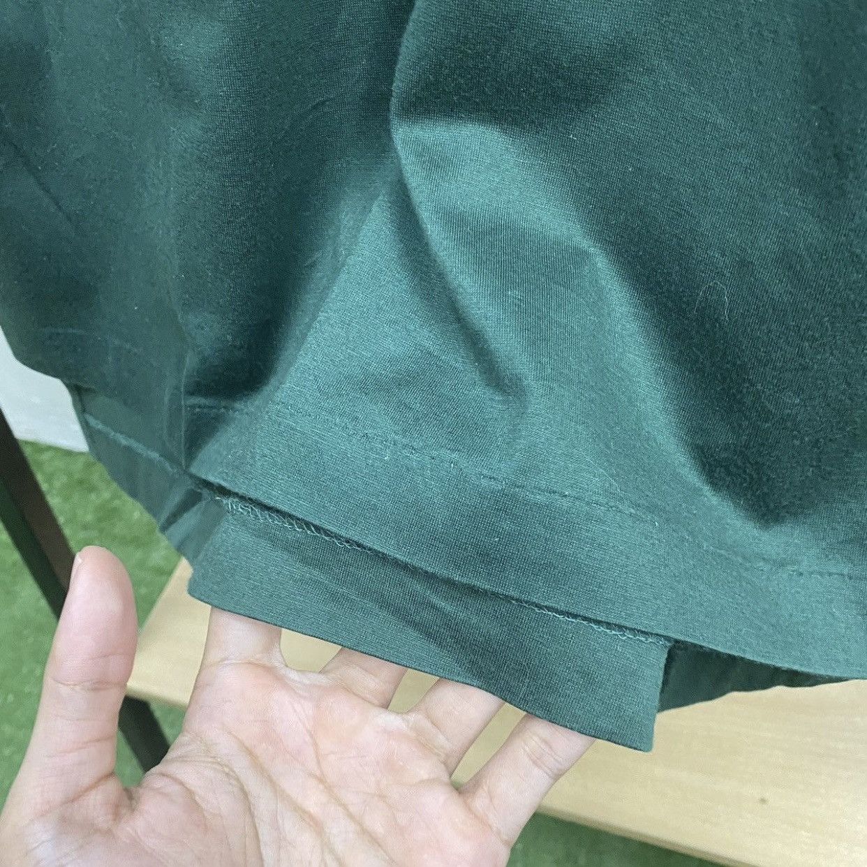Yves Saint Laurent Vintage Yves Saint Laurent YSL Green Short Sleeve Polo Shirt Size US M / EU 48-50 / 2 - 9 Thumbnail