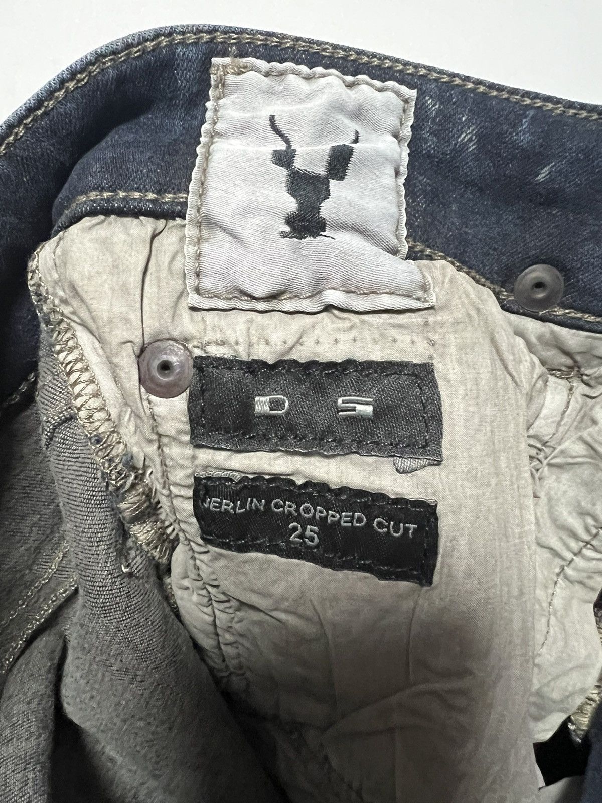 Rick Owens × Rick Owens Drkshdw Rick owens Berlin cropped jeans