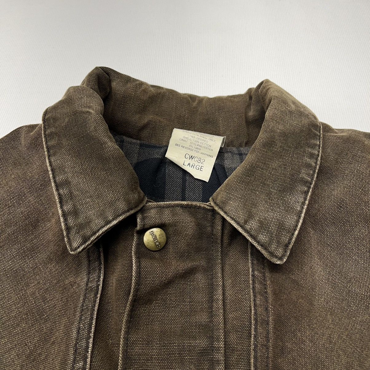 Carhartt × Vintage Carhartt Jacket Brown Duster Chore Barn Coat Canvas Full Zip Size US L / EU 52-54 / 3 - 6 Thumbnail