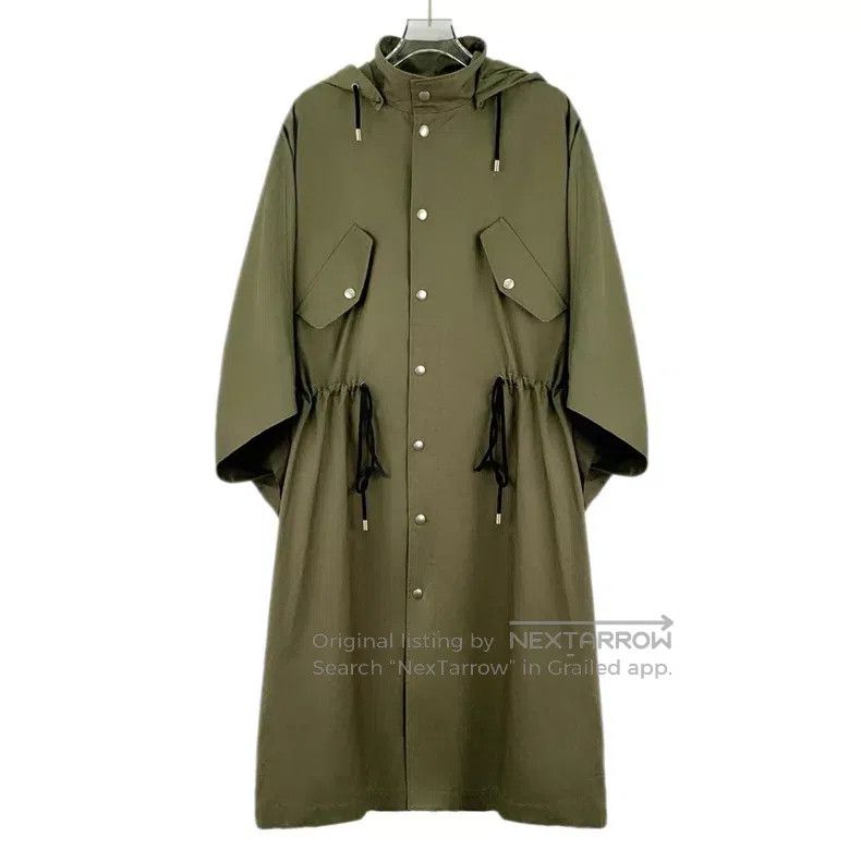 Dior Dior Army green cotton hooded single-breasted drawstring w Size XS / US 0-2 / IT 36-38 - 1 Thumbnail