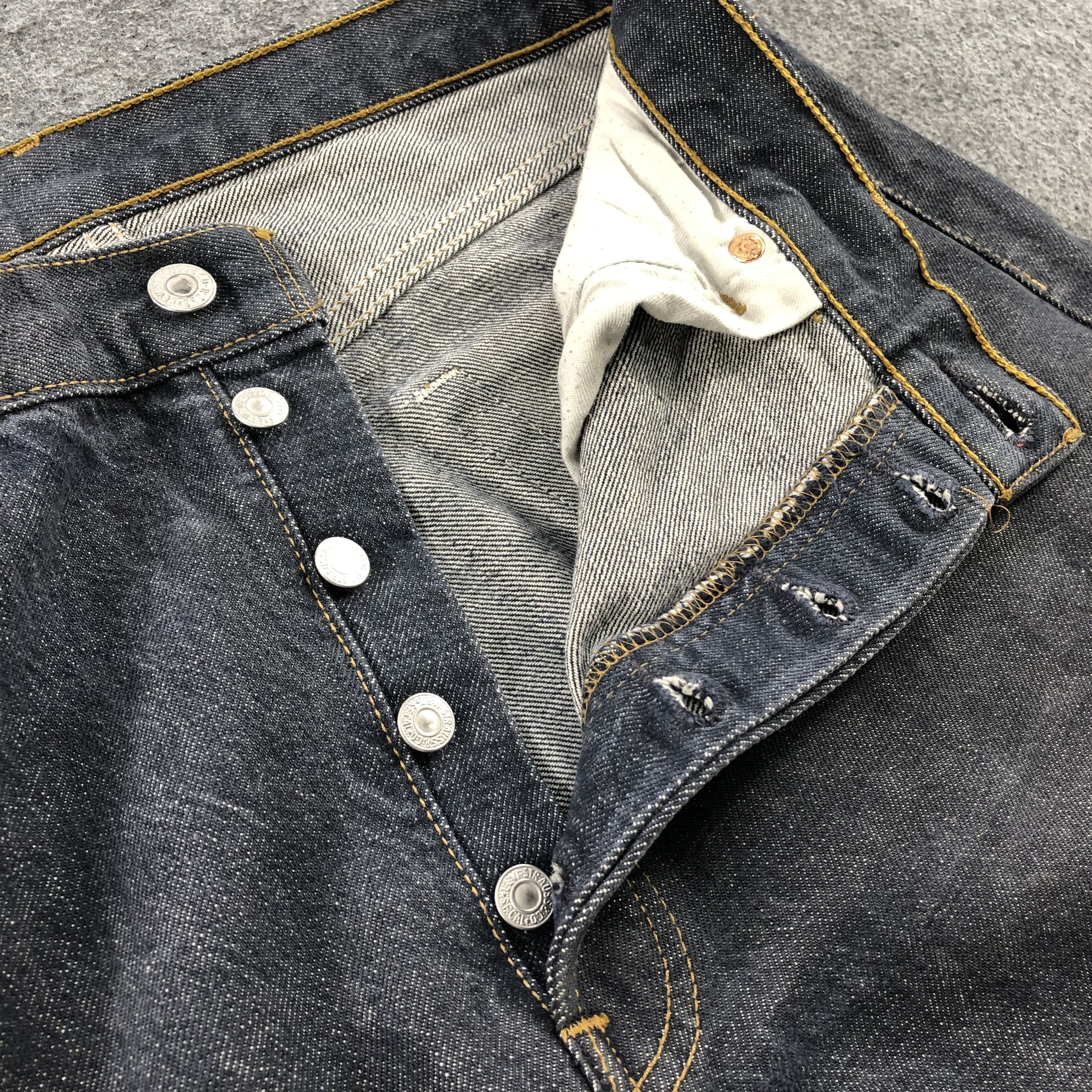 Levi's Vintage 90s Distress Levis 501 Jeans-JM1571 Size US 33 - 9 Thumbnail