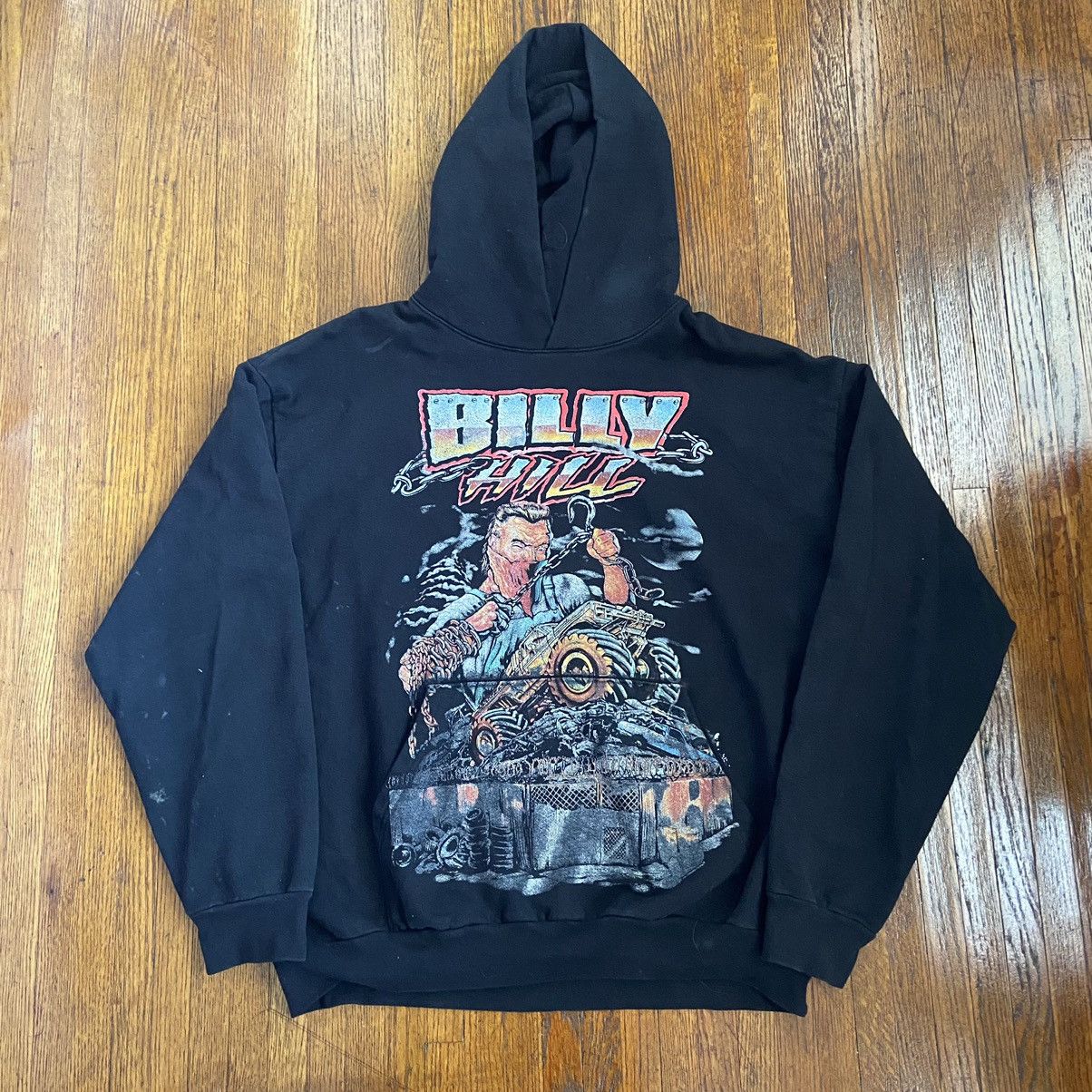 image of Billy Hill OG Collection 1 Hoodie in Black, Men's (Size 2XL)