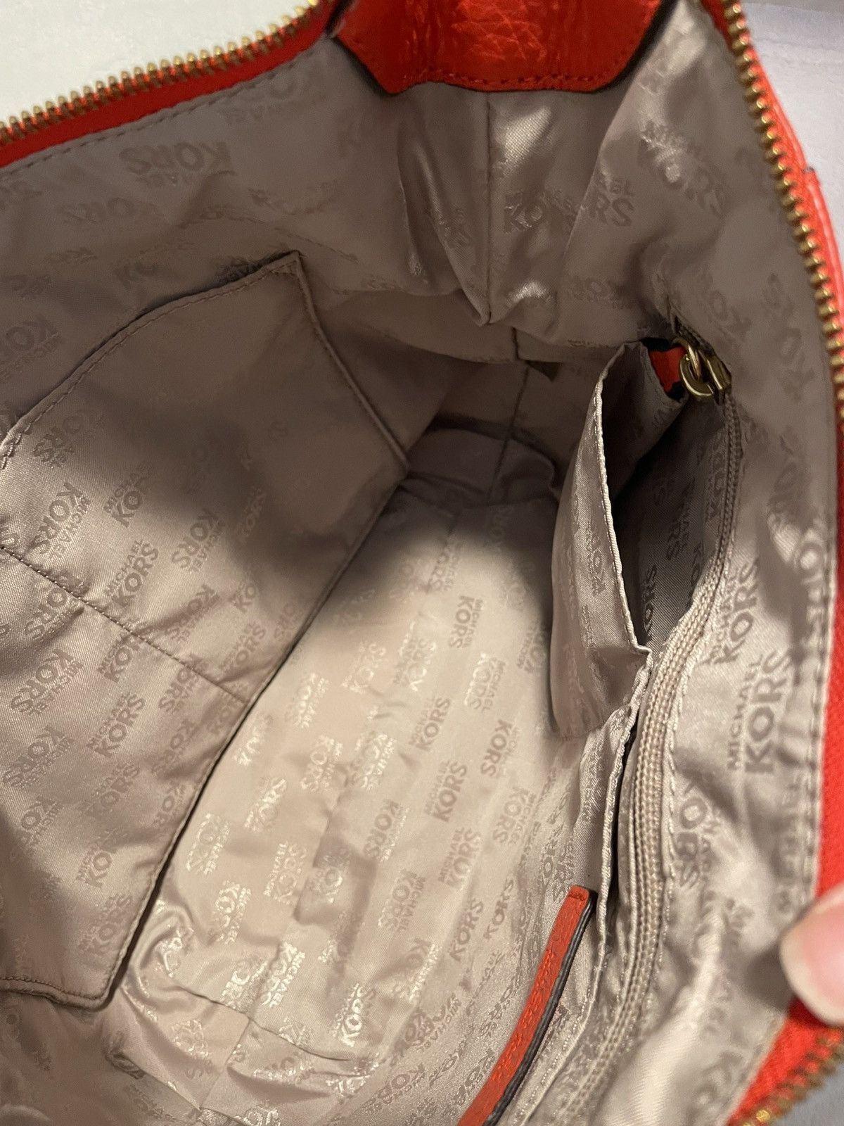 Michael Kors Michael Kors MEGAN Mandarin Lg Messenger Bag Size ONE SIZE - 7 Thumbnail