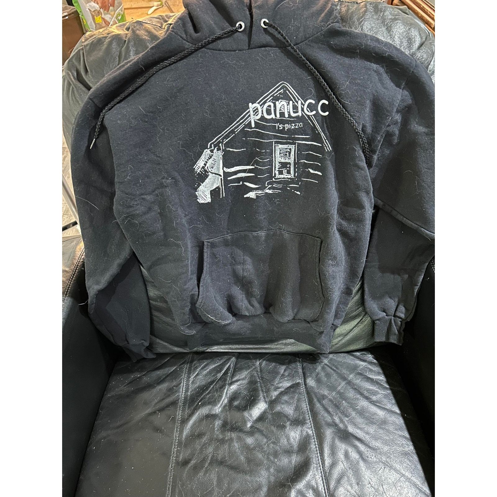 Gildan Panucci's Pizza American Football Hoodie Small Emo Jank Size US S / EU 44-46 / 1 - 1 Preview