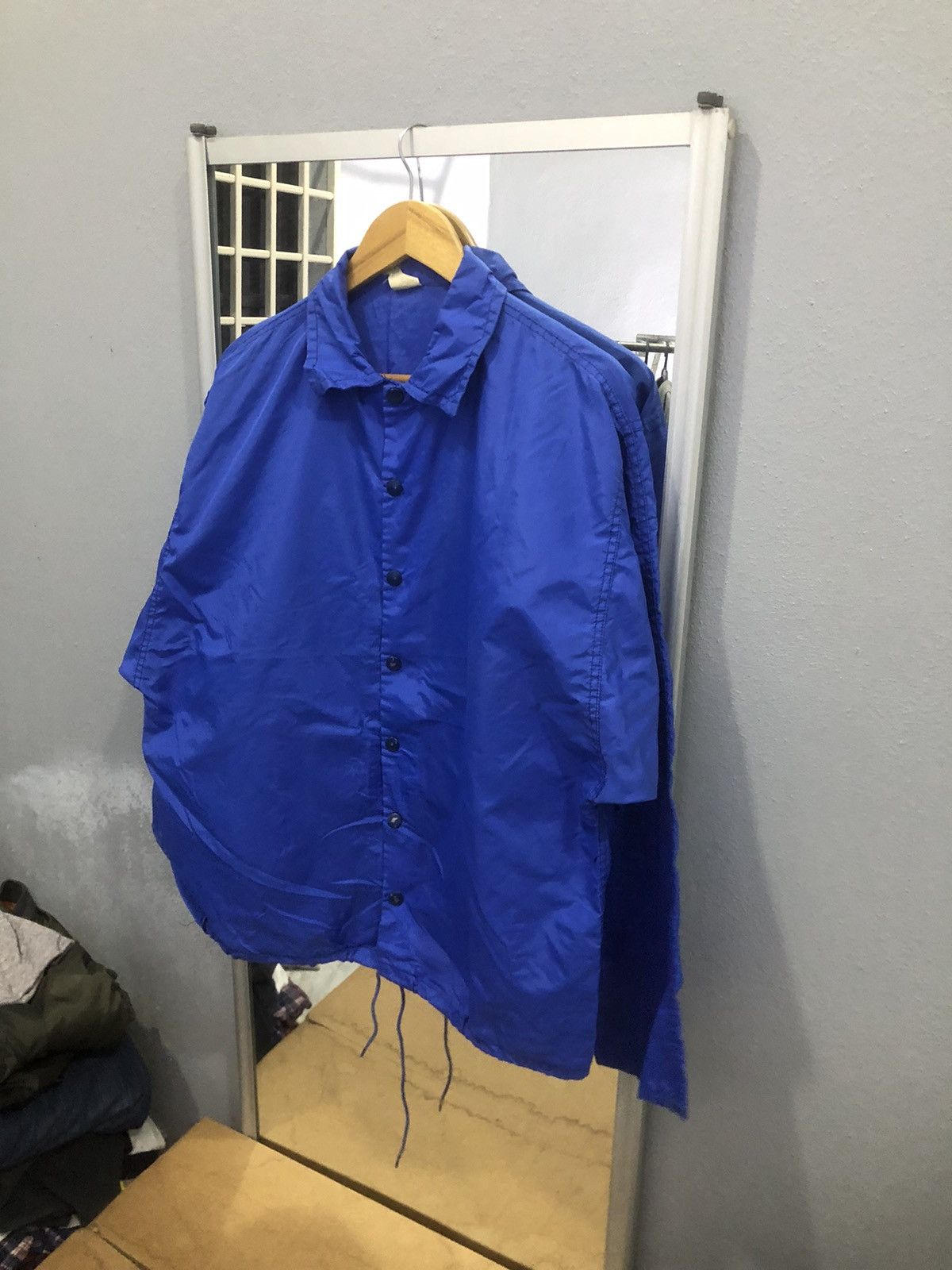 Russell Athletic Vintage 70s Russell USA Nylon Coach Jacket Size US M / EU 48-50 / 2 - 2 Thumbnail