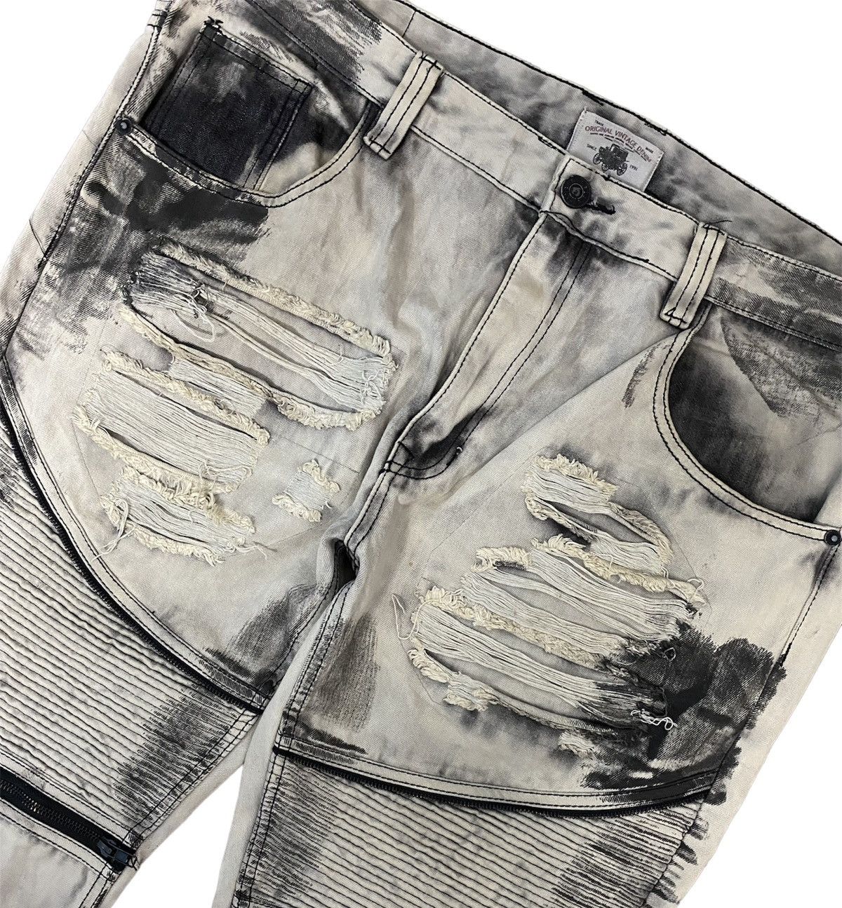Smoke Rise Smoke Rise Jeans Inspired by Balmain Biker Jeans Size US 42 / EU 58 - 5 Thumbnail