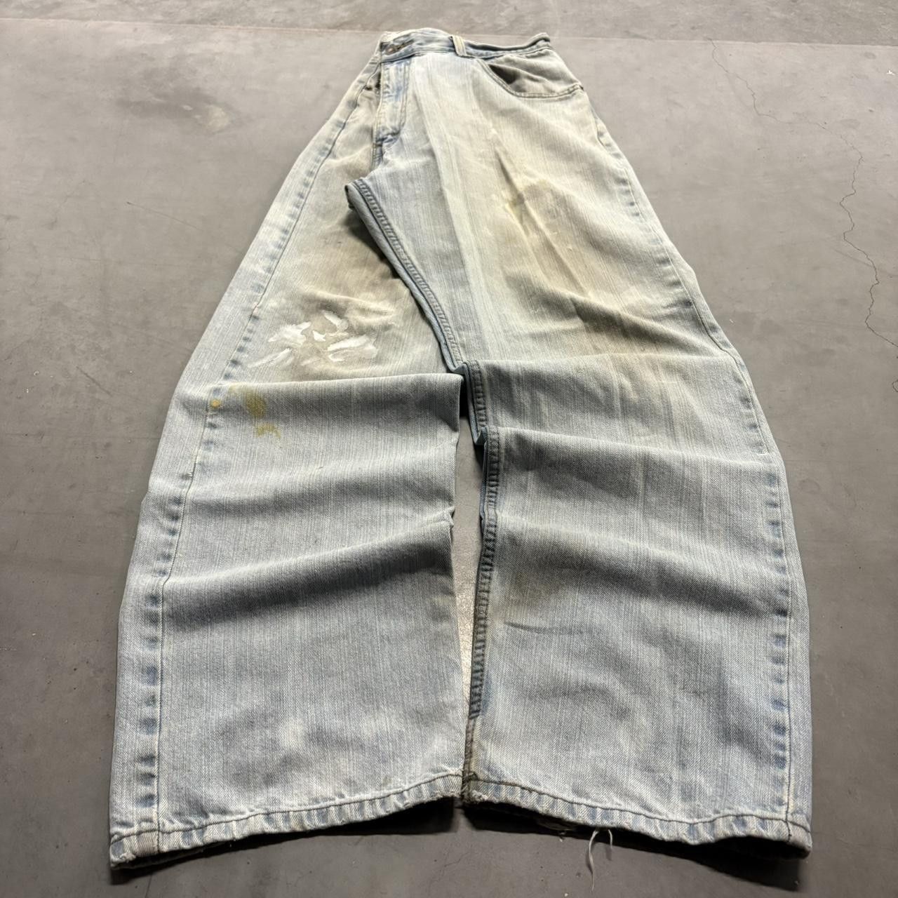 Vintage Crazy Vintage Y2K/2000s Super Baggy Wideleg Light Blue Wash Skater Grunge Style Denim Jeans! Size US 36 / EU 52 - 3 Thumbnail