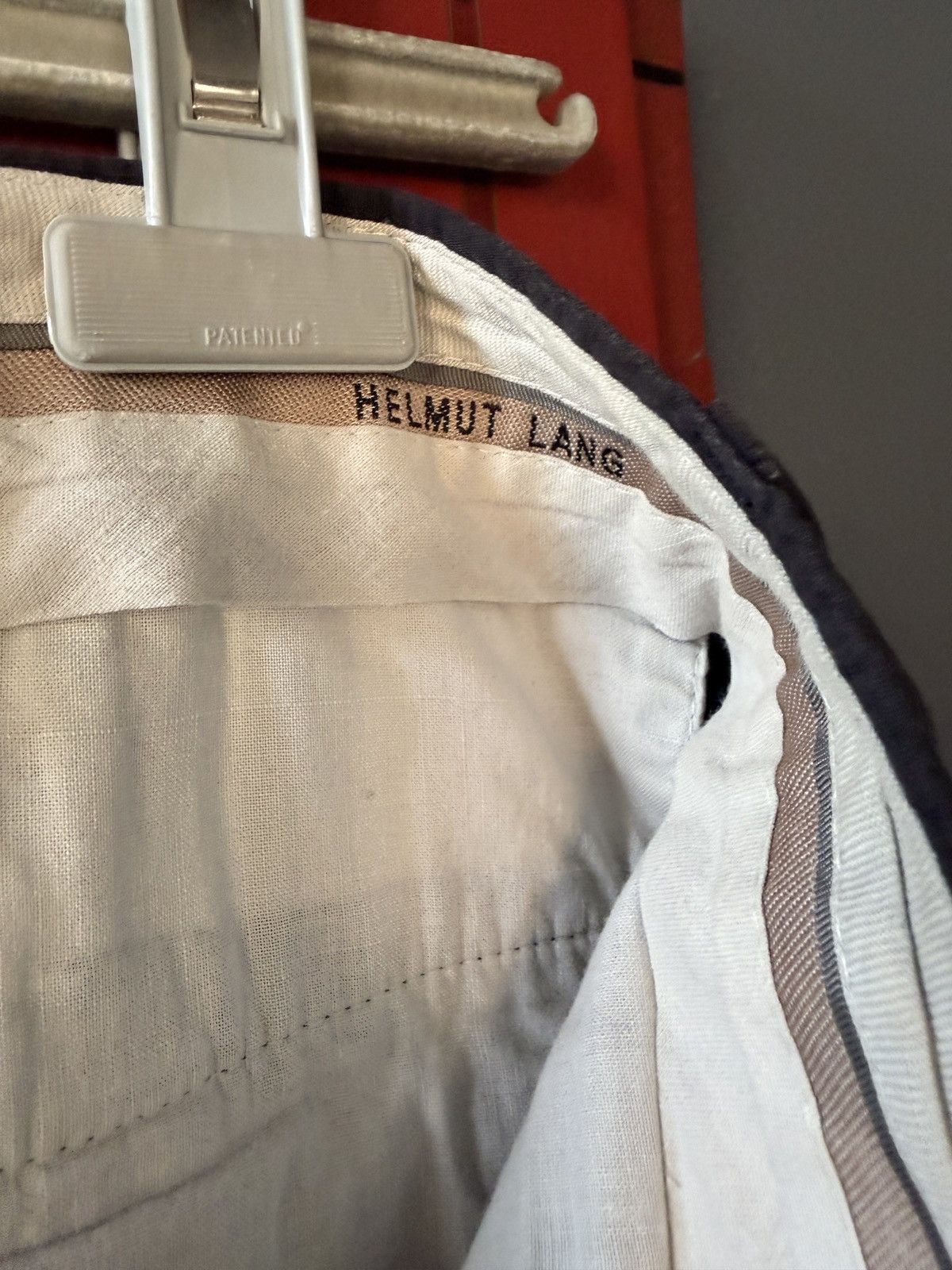 Helmut Lang Helmut Lang 1990s Archive navy Trousers Made in Italy Size US 31 - 10 Thumbnail