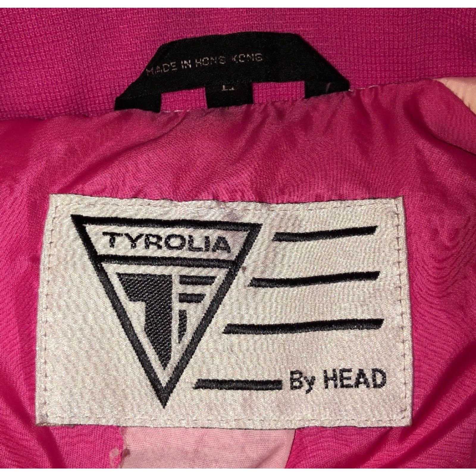 Vintage Vtg Ti Rola Kappa Tyrolia By Head Womens White/Pink Graphic Patch Jacket Size L / US 10 / IT 46 - 6 Thumbnail