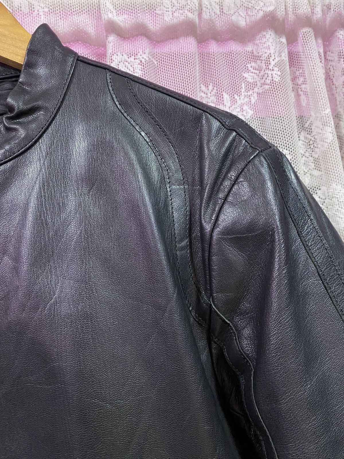 Ermenegildo Zegna 750$ Ermenegildo Zegna Leather Bomber Jacket Black Size US M / EU 48-50 / 2 - 4 Thumbnail