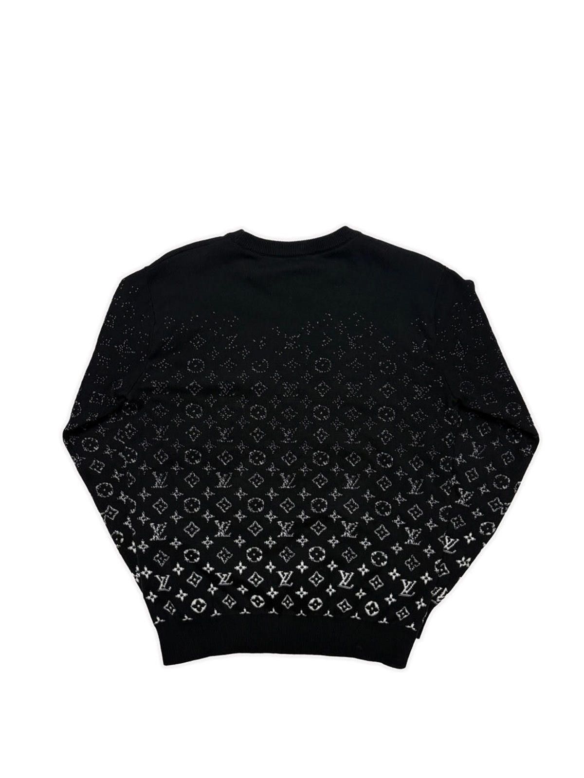 Louis Vuitton Louis Vuitton LVSE Monogram Degradé Crewneck Black Sweater Size US XS / EU 42 / 0 - 4 Thumbnail