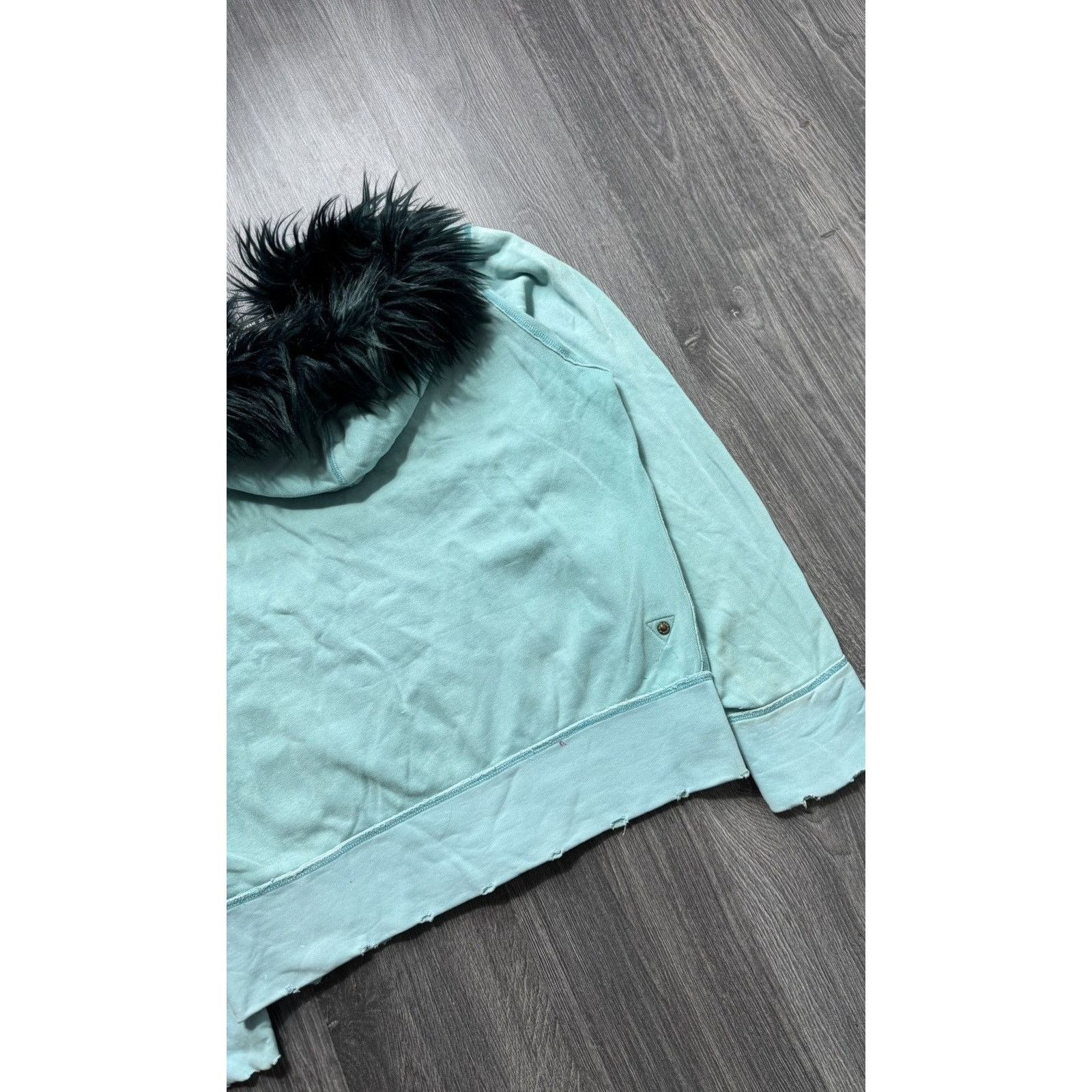 Japanese Brand × Vintage Y2K Faded Distressed LGB If Six Was Nine Style Faux Fur Zip Size US XL / EU 56 / 4 - 10 Thumbnail