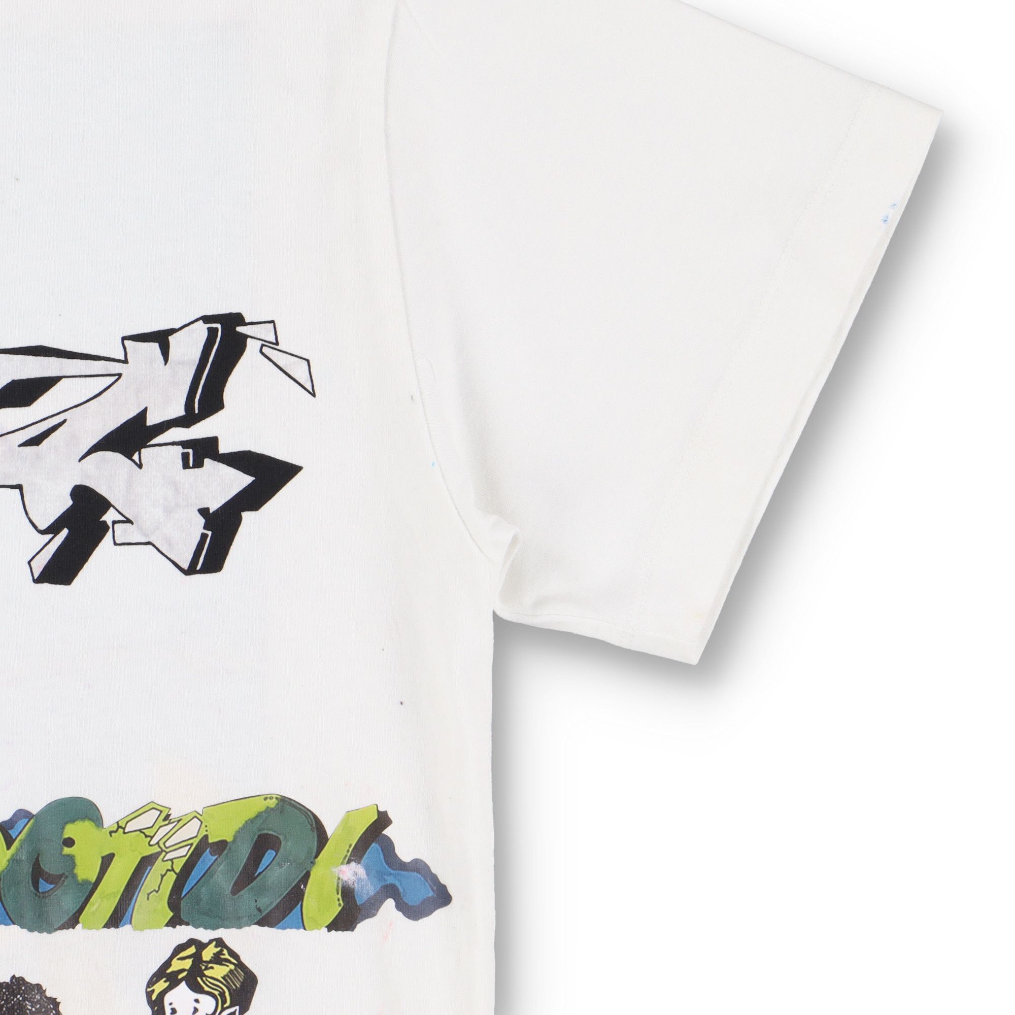 Off-White White Dondi Demon Graffiti Logo T-Shirt Size M / US 6-8 / IT 42-44 - 8 Thumbnail
