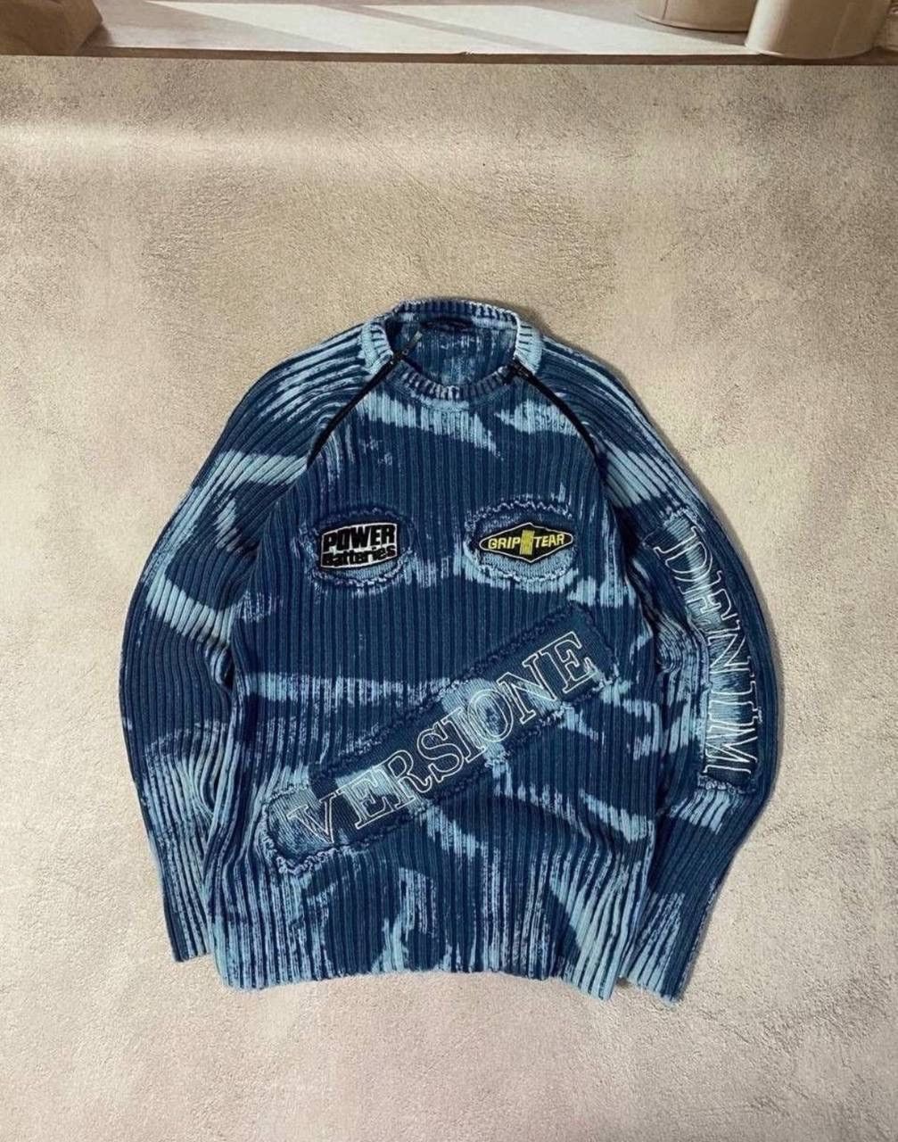 Japanese Brand × Vintage Vintage Diesel style faded LGB style distressed sweatshirt Size US L / EU 52-54 / 3 - 3 Thumbnail