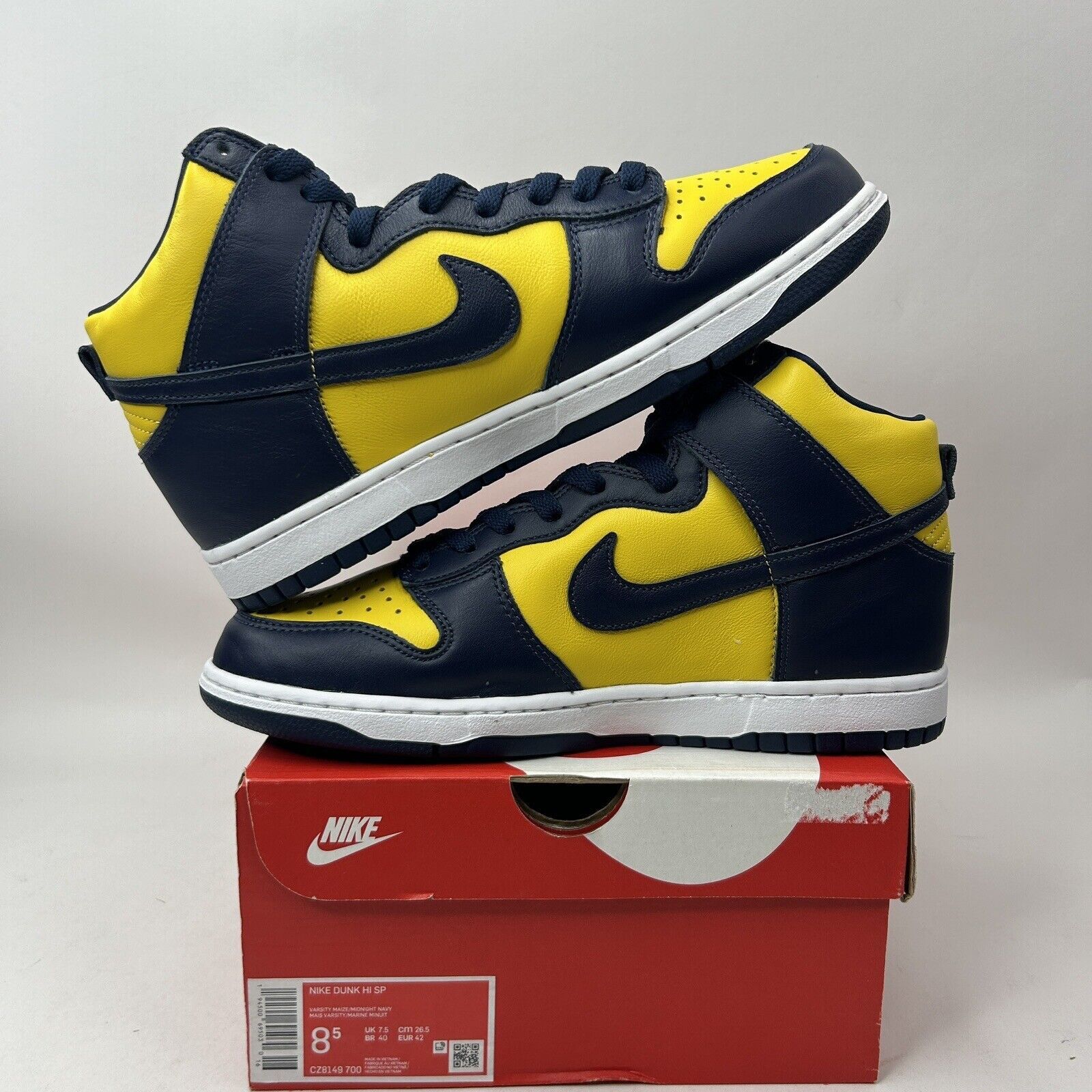 Nike Nike Shoes Dunk High SP “Michigan” 2023 Size US 8.5 / EU 41-42 - 3 Thumbnail
