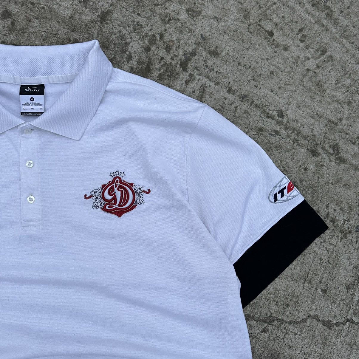 Number (N)ine Vintage Nike Dinamo Riga Polo Size XL T-shirts Y2K 00s USA Size US XL / EU 56 / 4 - 6 Thumbnail