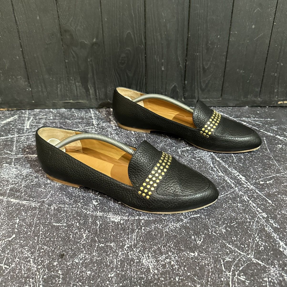 Chloe CHLOE - Studded Leather Women’s Loafers Flats Size 40 Size US 10 / IT 40 - 3 Thumbnail
