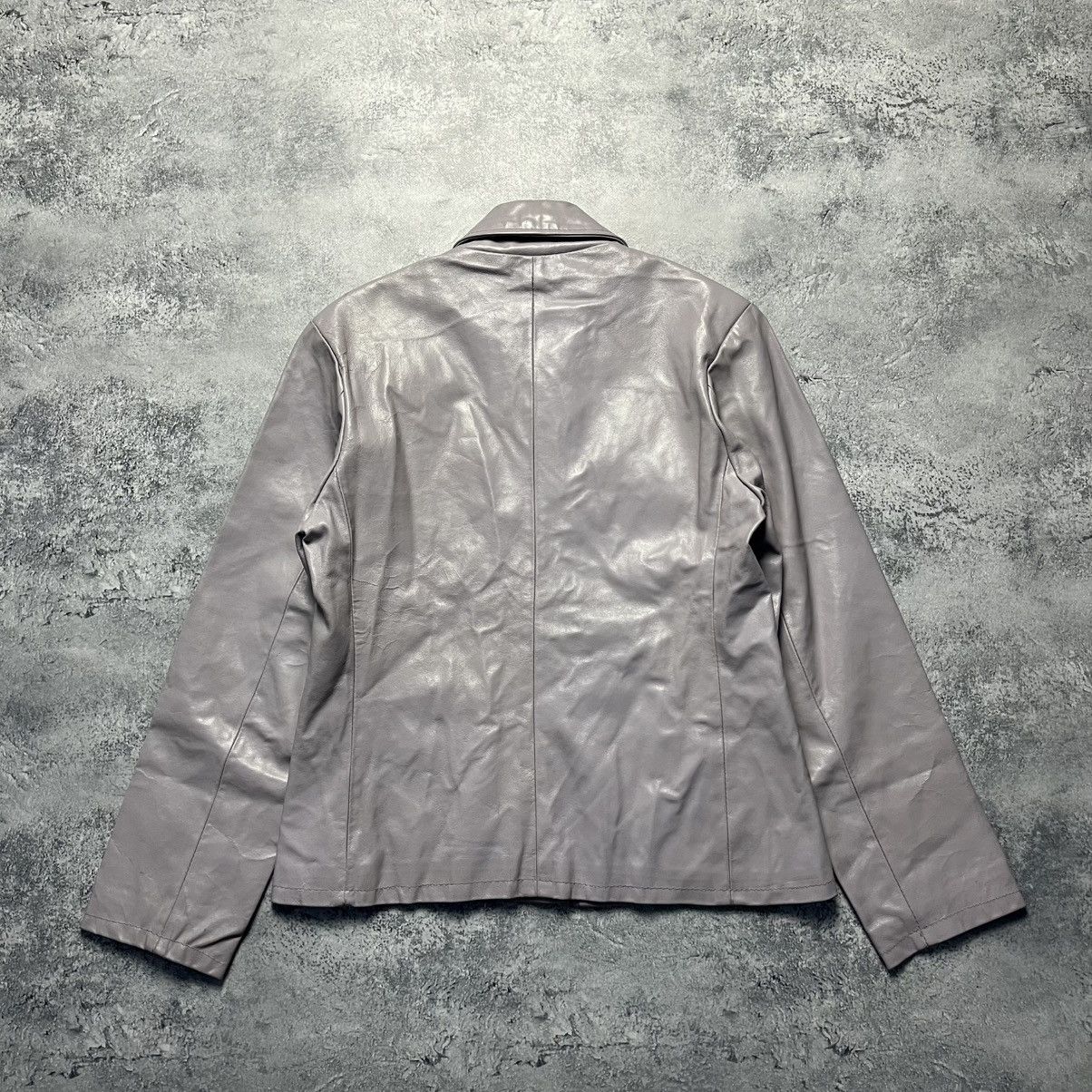 Vera Pelle Vintage Vera Pelle Leather Biker Jacket Designer Y2K Italy Size M / US 6-8 / IT 42-44 - 12 Thumbnail