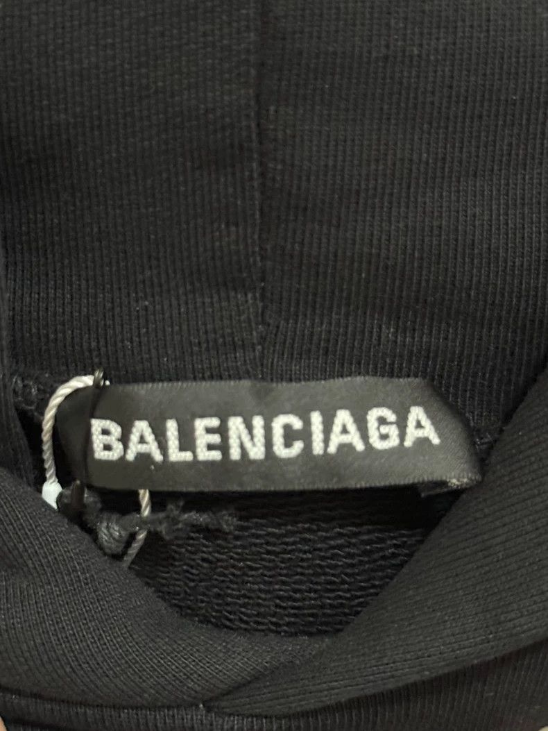 Balenciaga Balenciaga Black Band Hoodie Hoodie Size US M / EU 48-50 / 2 - 3 Thumbnail