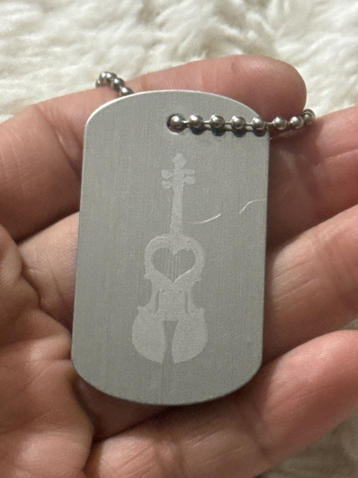 Other Violin Dog Tag Size ONE SIZE - 1 Thumbnail