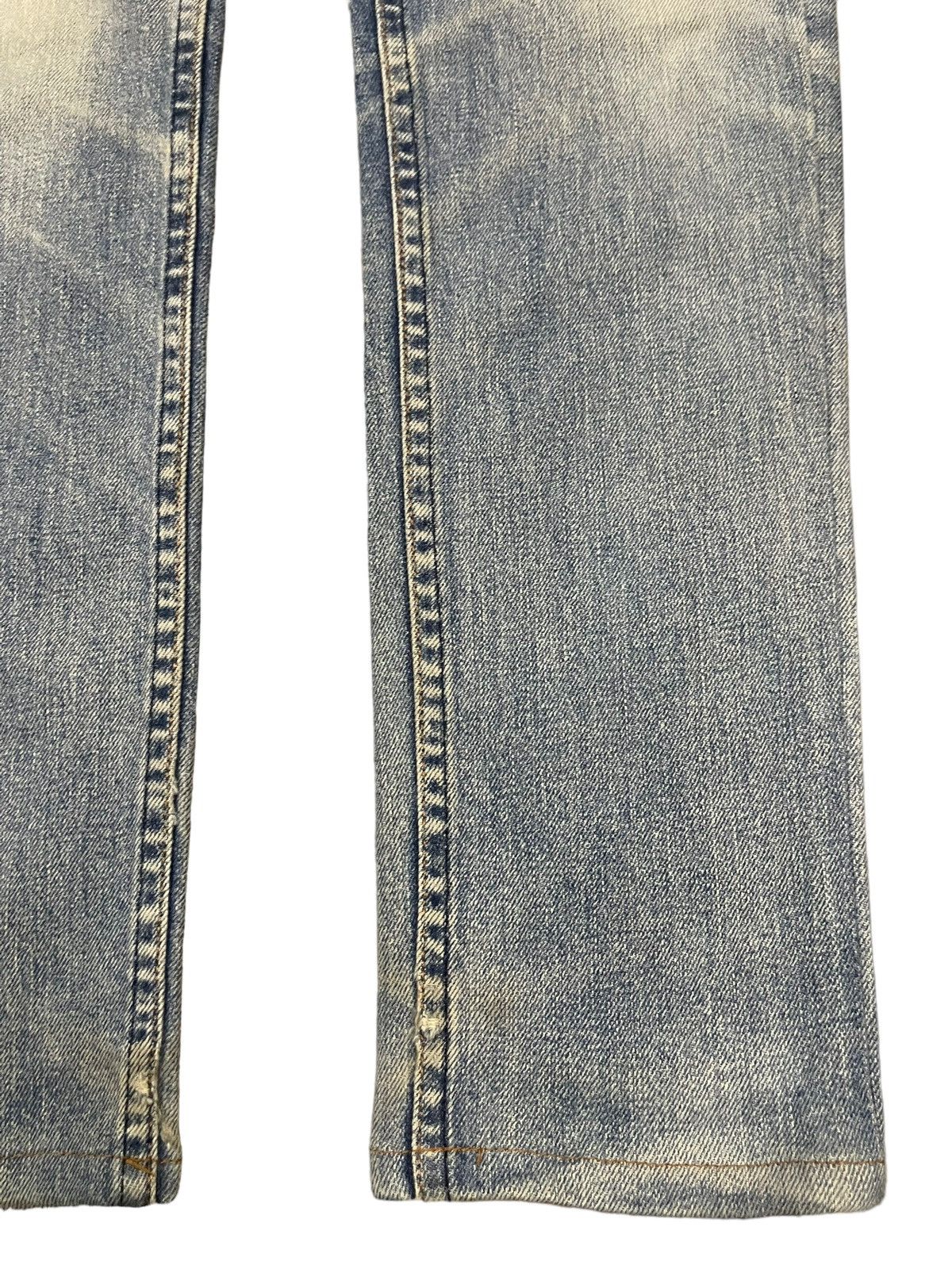 A.P.C. Vintage Japan Apc Blue Wash Style Distress Jeans Size US 30 / EU 46 - 6 Thumbnail