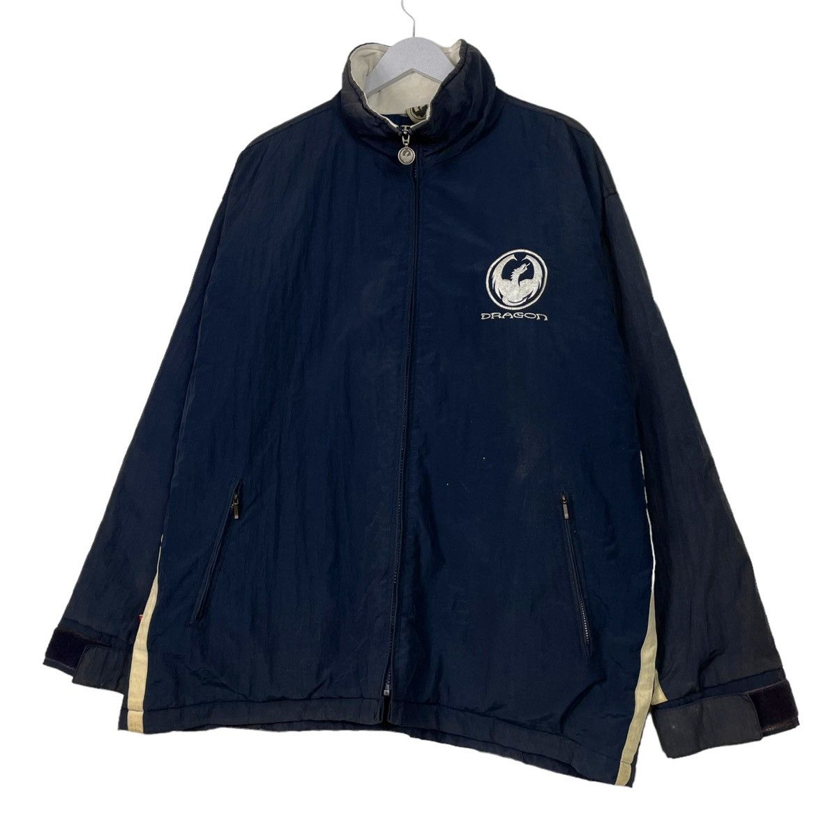 Japanese Brand 💥VTG DRAGON OPTICAL SURFER BIG LOGO JACKET Size US XL / EU 56 / 4 - 2 Thumbnail