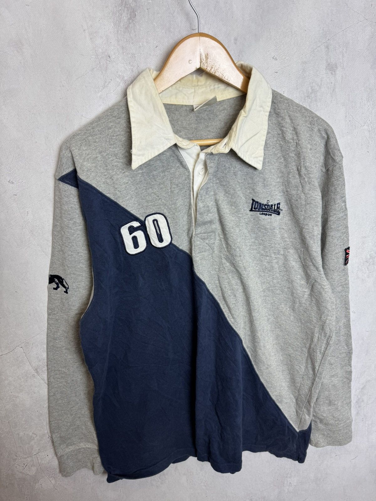 Lonsdale × Vintage Lonsdale London Sweatshirt Vintage 90s Size US XL / EU 56 / 4 - 5 Thumbnail