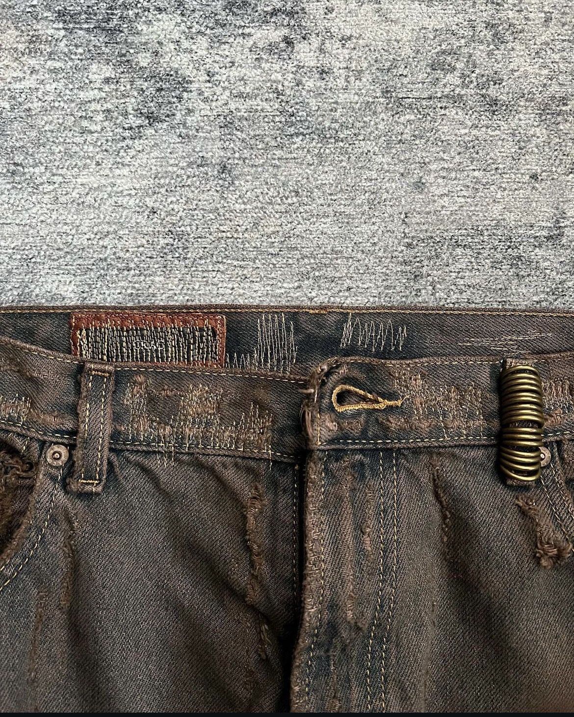 Japanese Brand × Vintage Cracstudio 1of1 custom denim Size US 34 / EU 50 - 5 Thumbnail