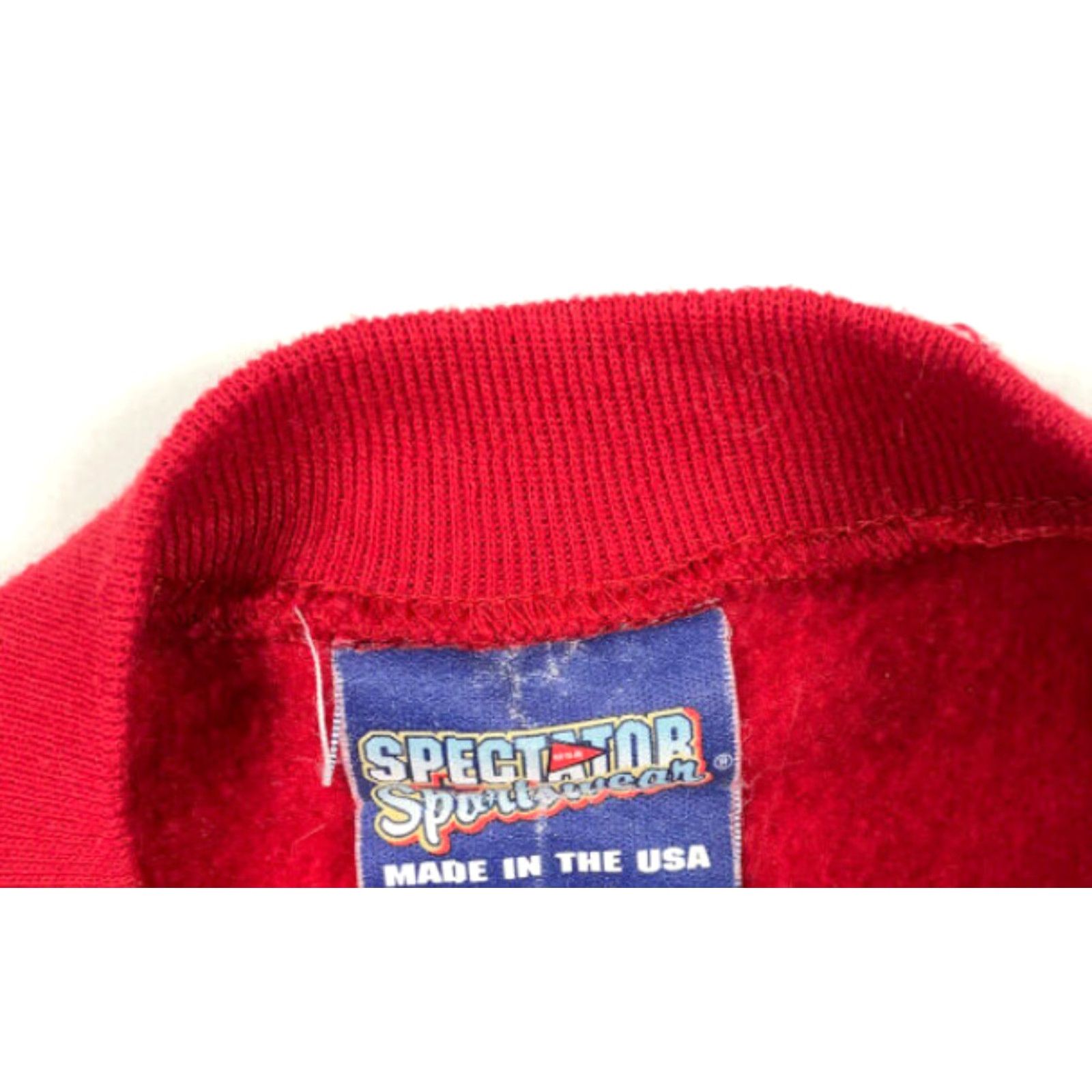 Vintage VINTAGE Spectator Sportswear Sweatshirt Tarpon Florida Red Crew Neck Long Sleeve Pullover USA Made 90s Beach Graphic Print Mens Large Size US XL / EU 56 / 4 - 5 Thumbnail