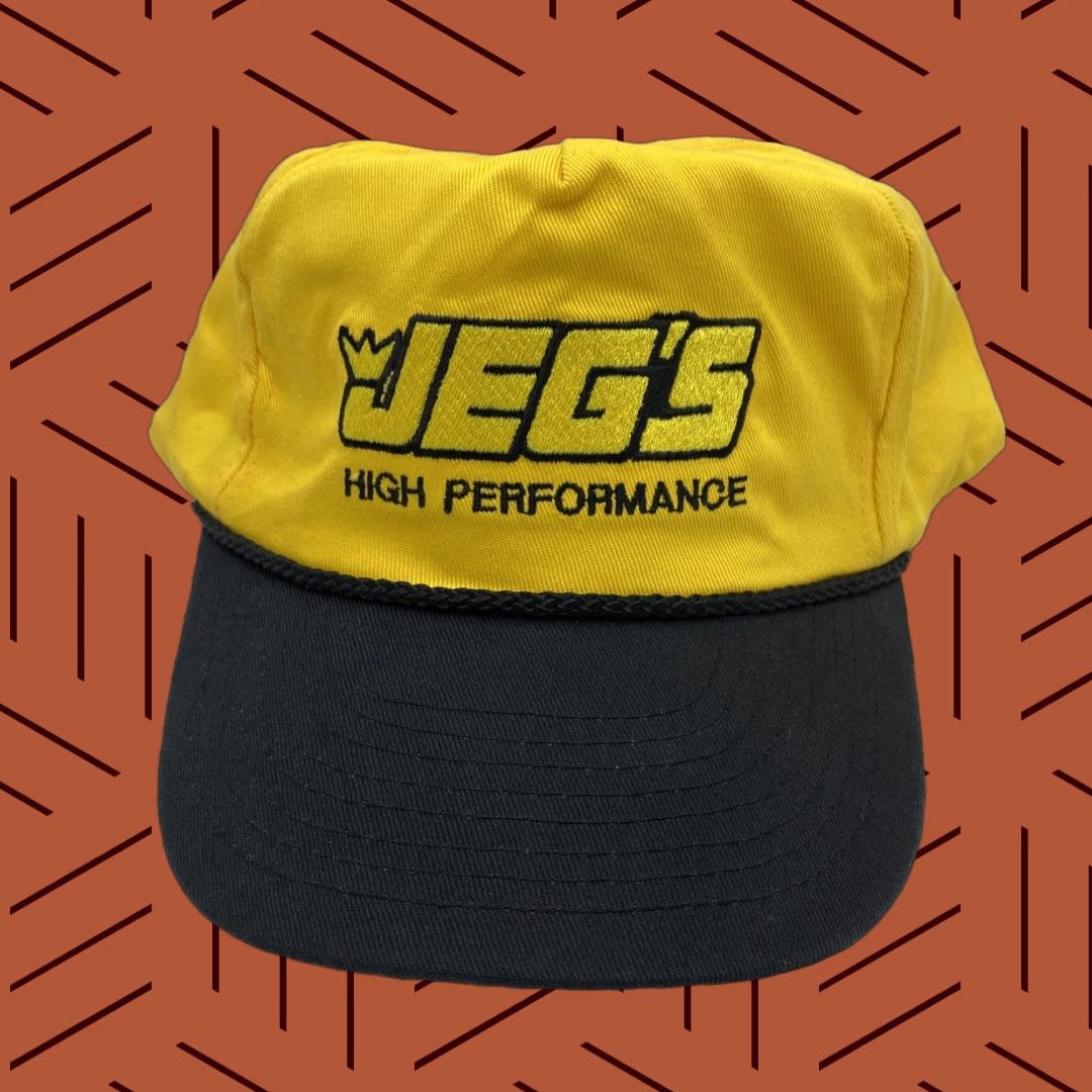 Vintage VINTAGE HaT Snapback Hat Racing - Cap - Adjustable - 90s Theme - Black/Cyellow - Men - Size S Size ONE SIZE - 1 Thumbnail