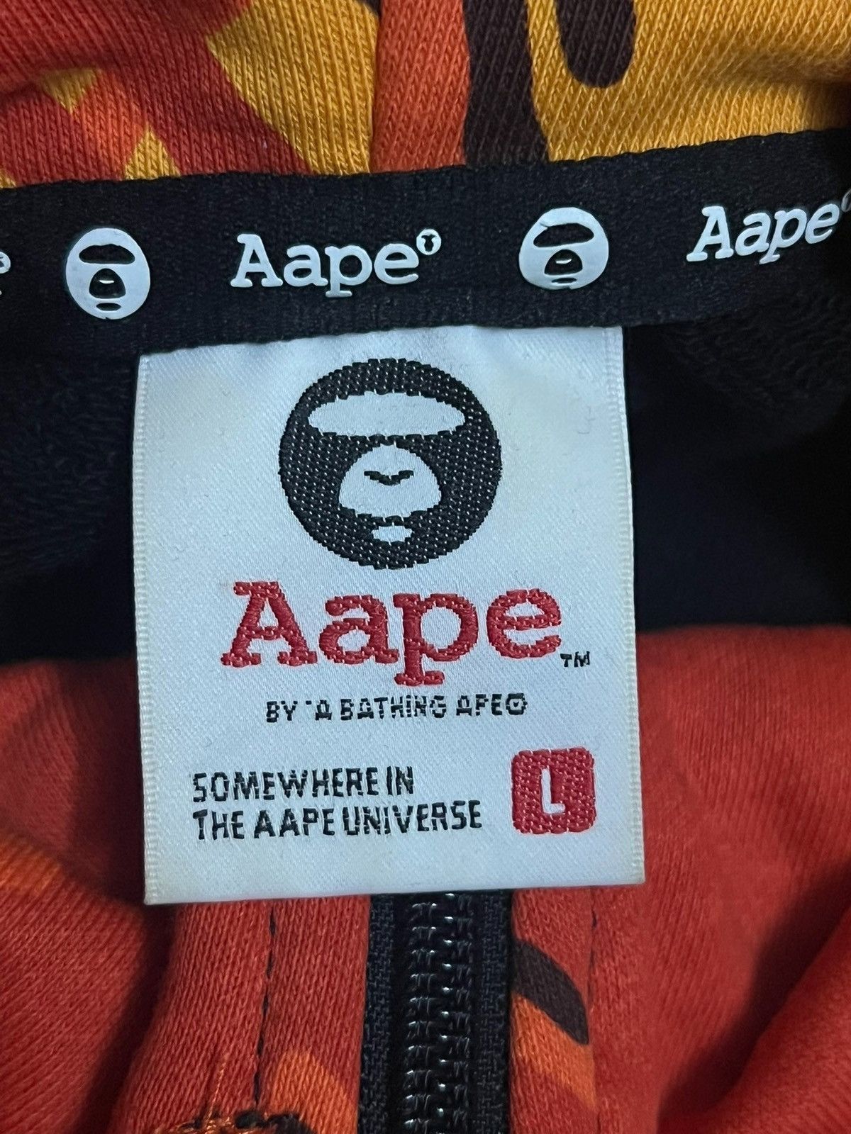 Aape AAPE BY A BATHING APE HALF ZIP S/S HOODIE Size US L / EU 52-54 / 3 - 4 Thumbnail