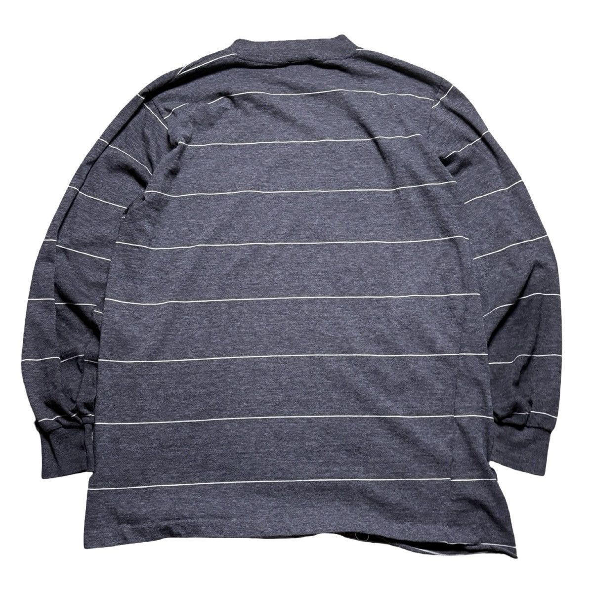 Other Vintage 80s Patrick Gray Striped Long Sleeve Distressed L Size US L / EU 52-54 / 3 - 7 Thumbnail