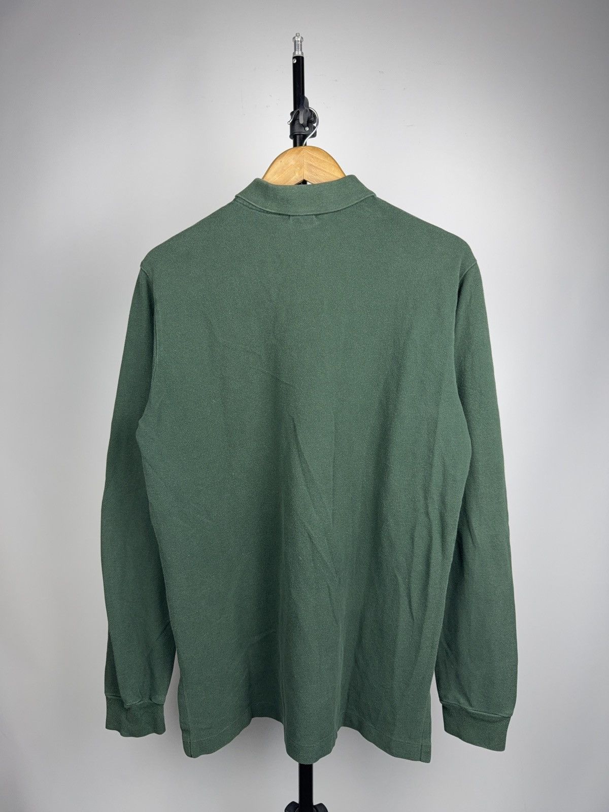Polo Ralph Lauren 90s Vintage Polo Ralph Lauren Green Long Sleeve Polo Shirt Size US M / EU 48-50 / 2 - 12 Thumbnail