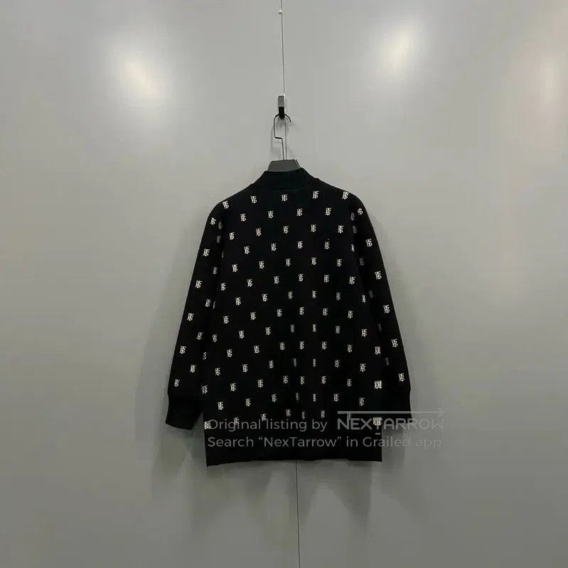 Burberry Burberry Black Wool Cardigan for Women. Size M / US 6-8 / IT 42-44 - 2 Thumbnail