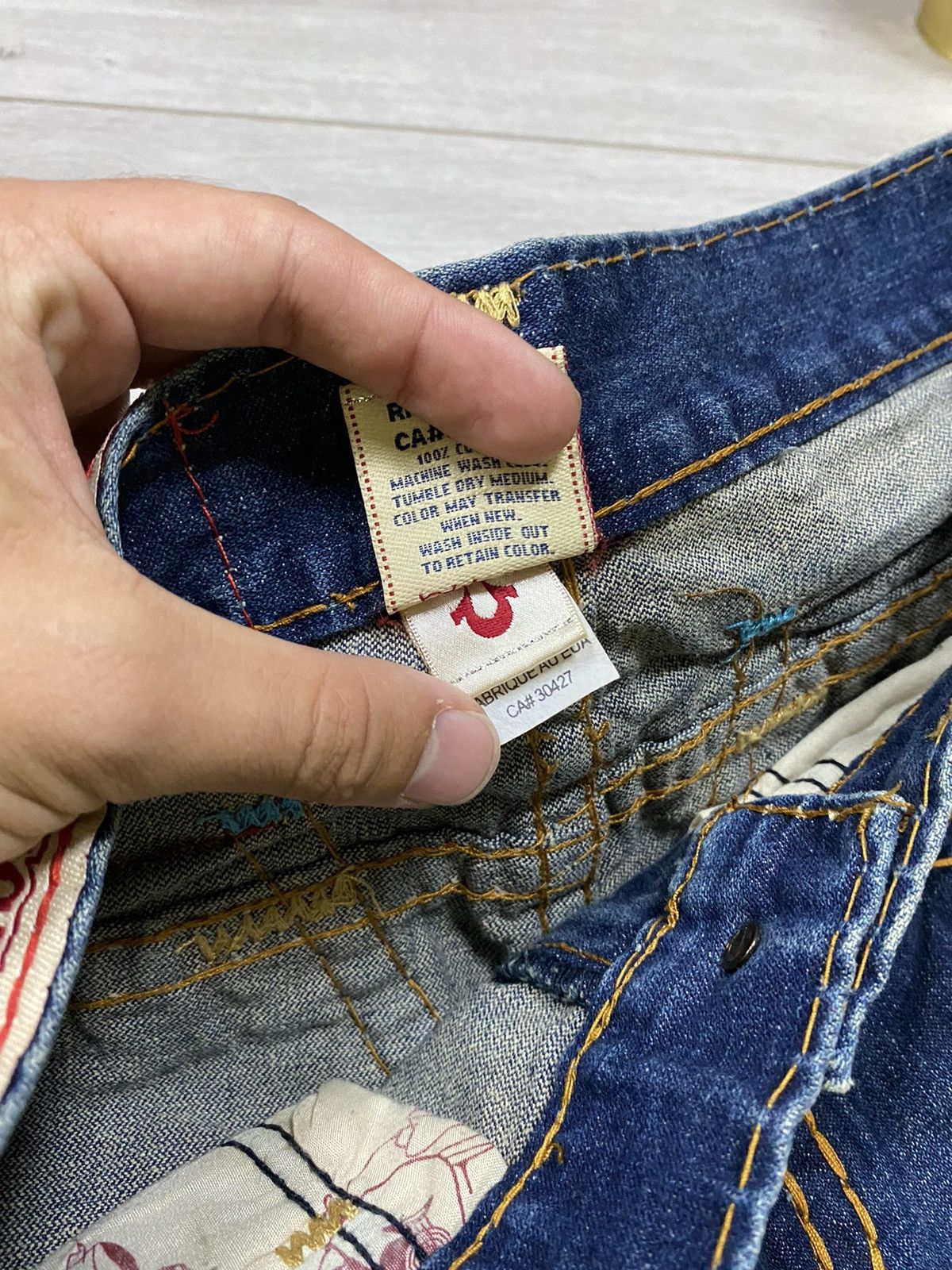 True Religion True Religion Buddha RARE vintage Billy super T jeans Size US 32 / EU 48 - 8 Thumbnail