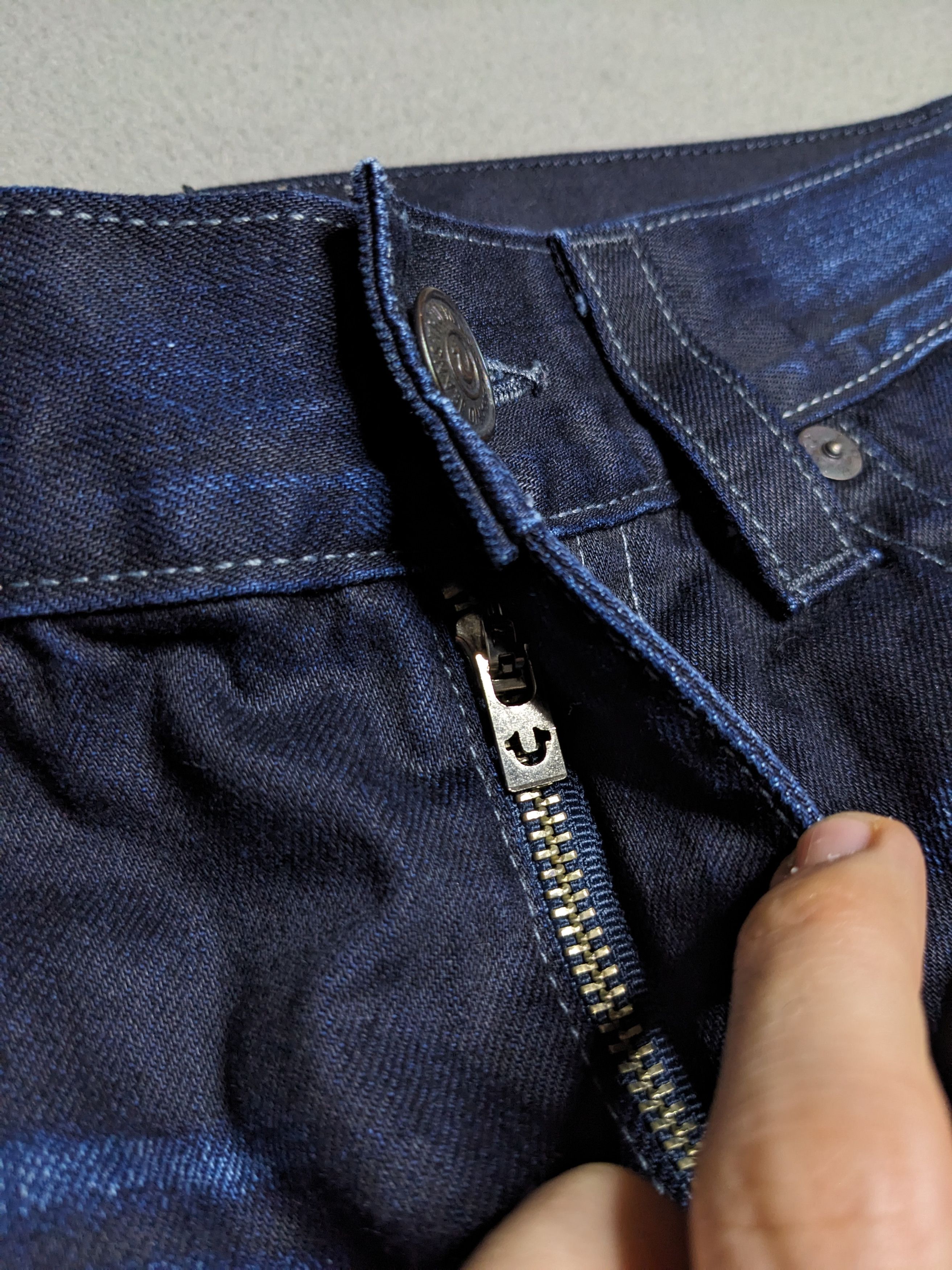True Religion True Religion Ricky Jeans 34x29 Y2K Whiskered Made USA Size US 34 / EU 50 - 14 Thumbnail
