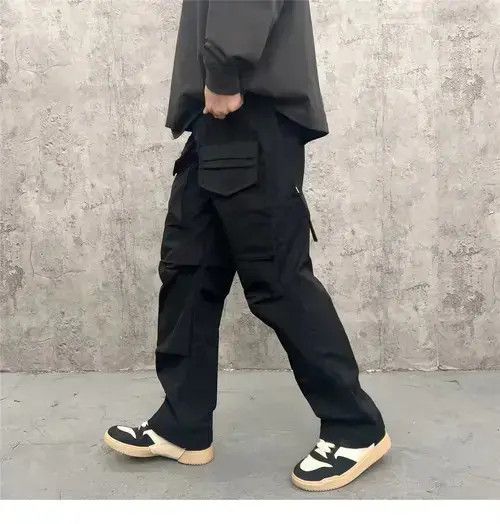 Designer custom zipper pleated cargo pants Size US 28 / EU 44 - 3 Thumbnail
