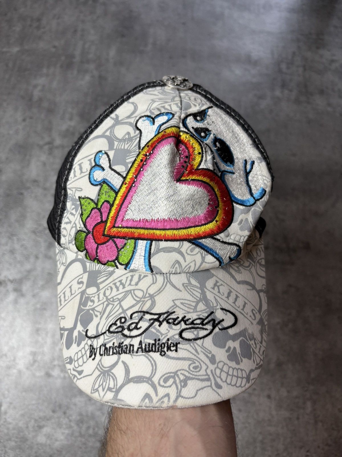 Affliction × Ed Hardy × Vintage Y2K Ed Hardy hat vintage Size ONE SIZE - 2 Thumbnail