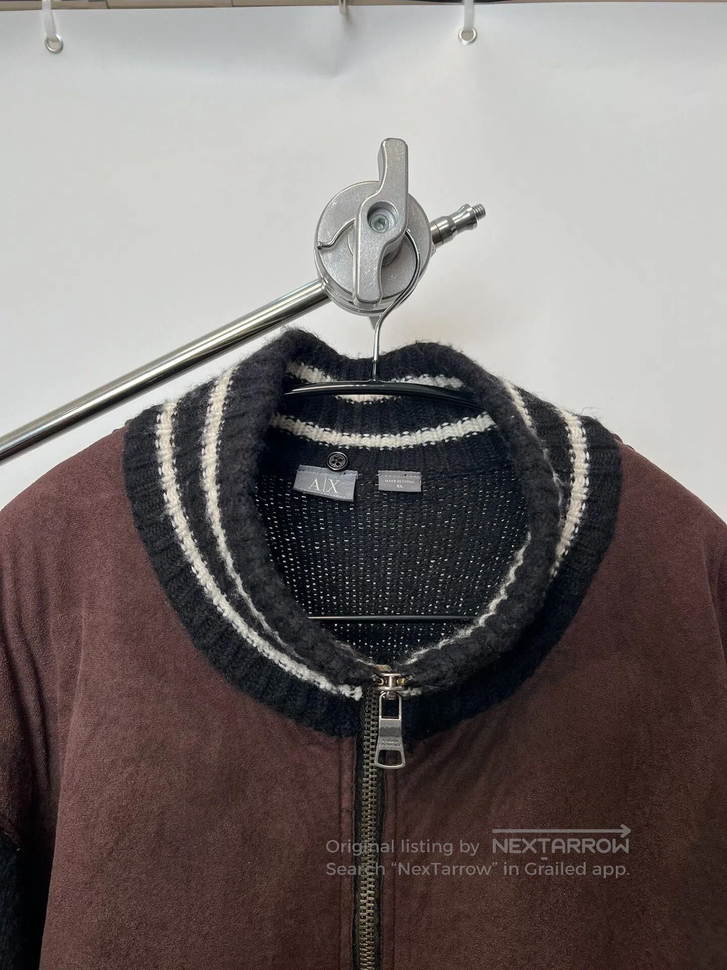 Armani Exchange Armani Exchange Suede Pullover Jacket. Size US XL / EU 56 / 4 - 3 Thumbnail