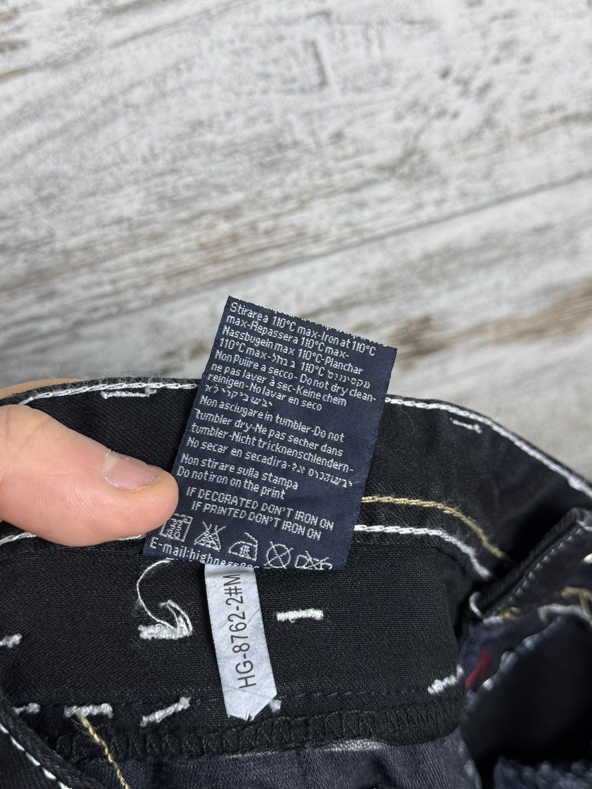 Vintage KOSMO LUPO Herren Jeans Hose Black Denim Japan Style size 38 Size US 38 / EU 54 - 14 Thumbnail