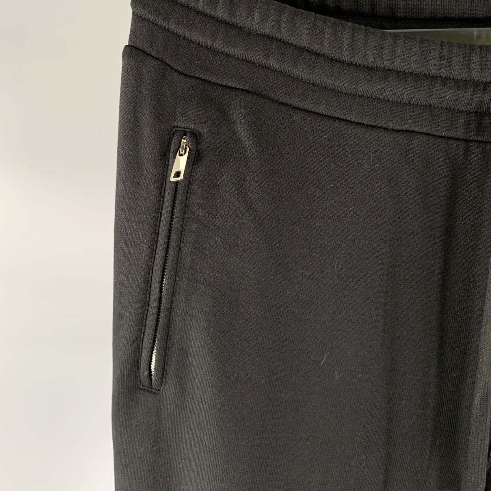 Dolce & Gabbana DOLCE & GABBANA Joggers Casual Pants Cotton Black Size 34 Size US 34 / EU 50 - 4 Thumbnail