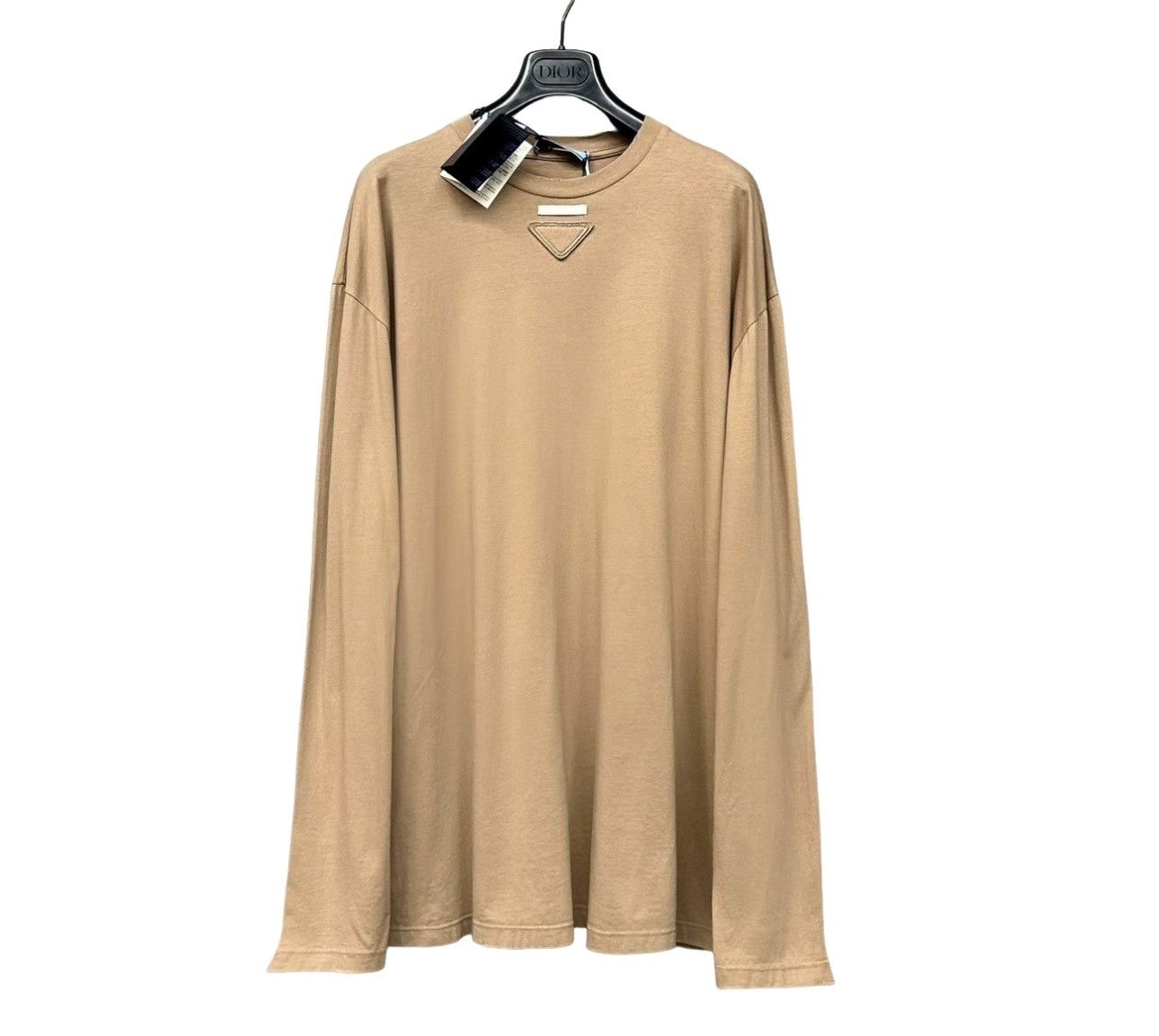 Prada Prada Triangle Logo Long Sleeve T-Shirt XS Size US XS / EU 42 / 0 - 1 Thumbnail