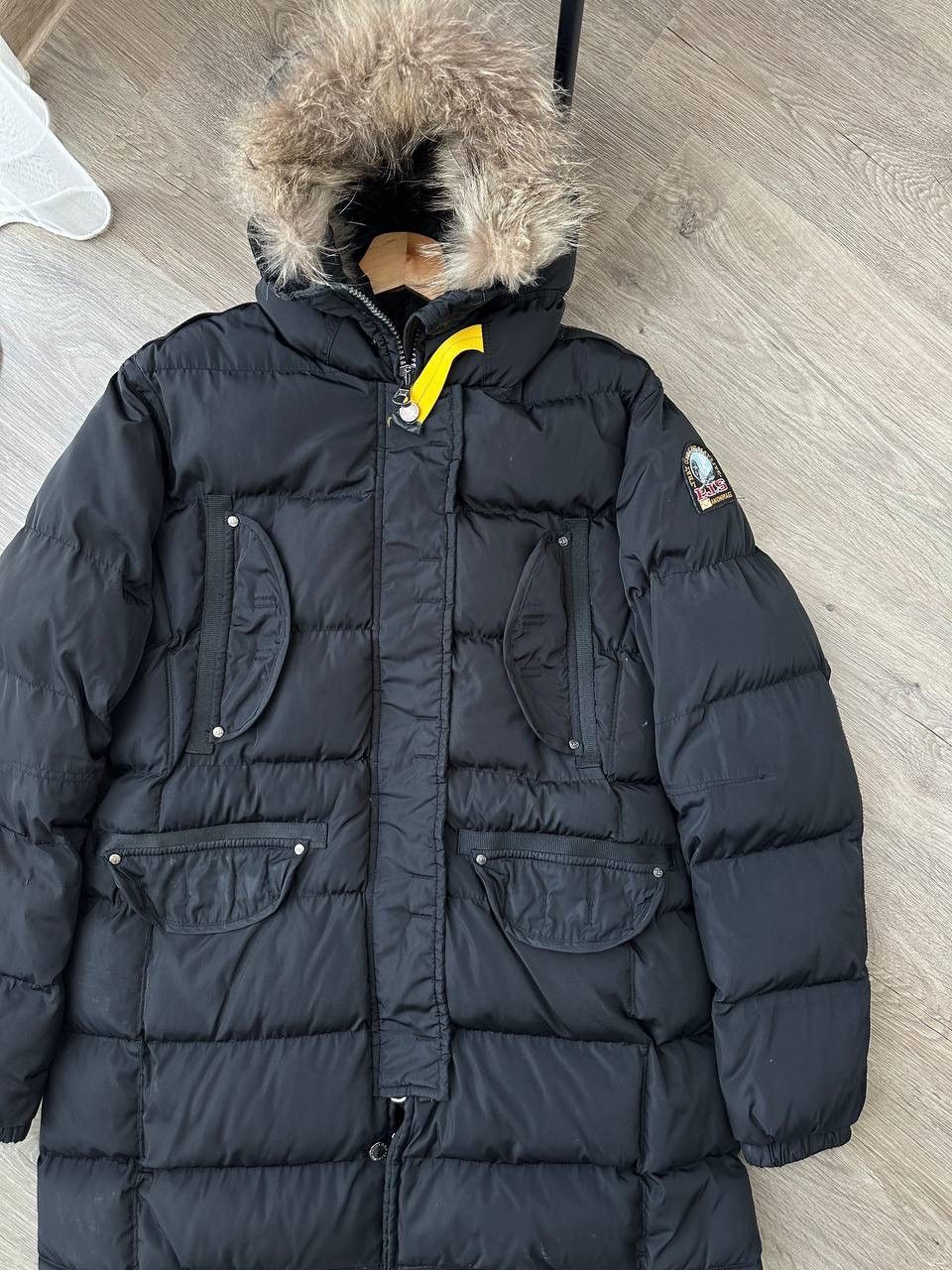 Parajumpers × Vintage Vintage Parajumpers Womens Black Parka Long Puffer Jacket Size XL / US 12-14 / IT 48-50 - 5 Thumbnail