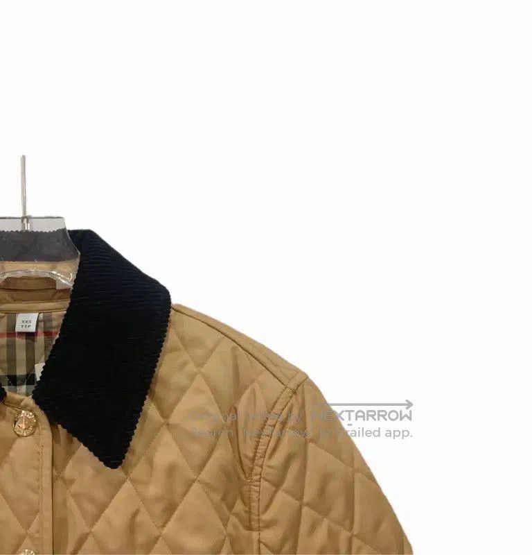 Burberry Burberry Quilted Brown Cotton Men's Jacket. Size US XXS / EU 40 - 4 Thumbnail